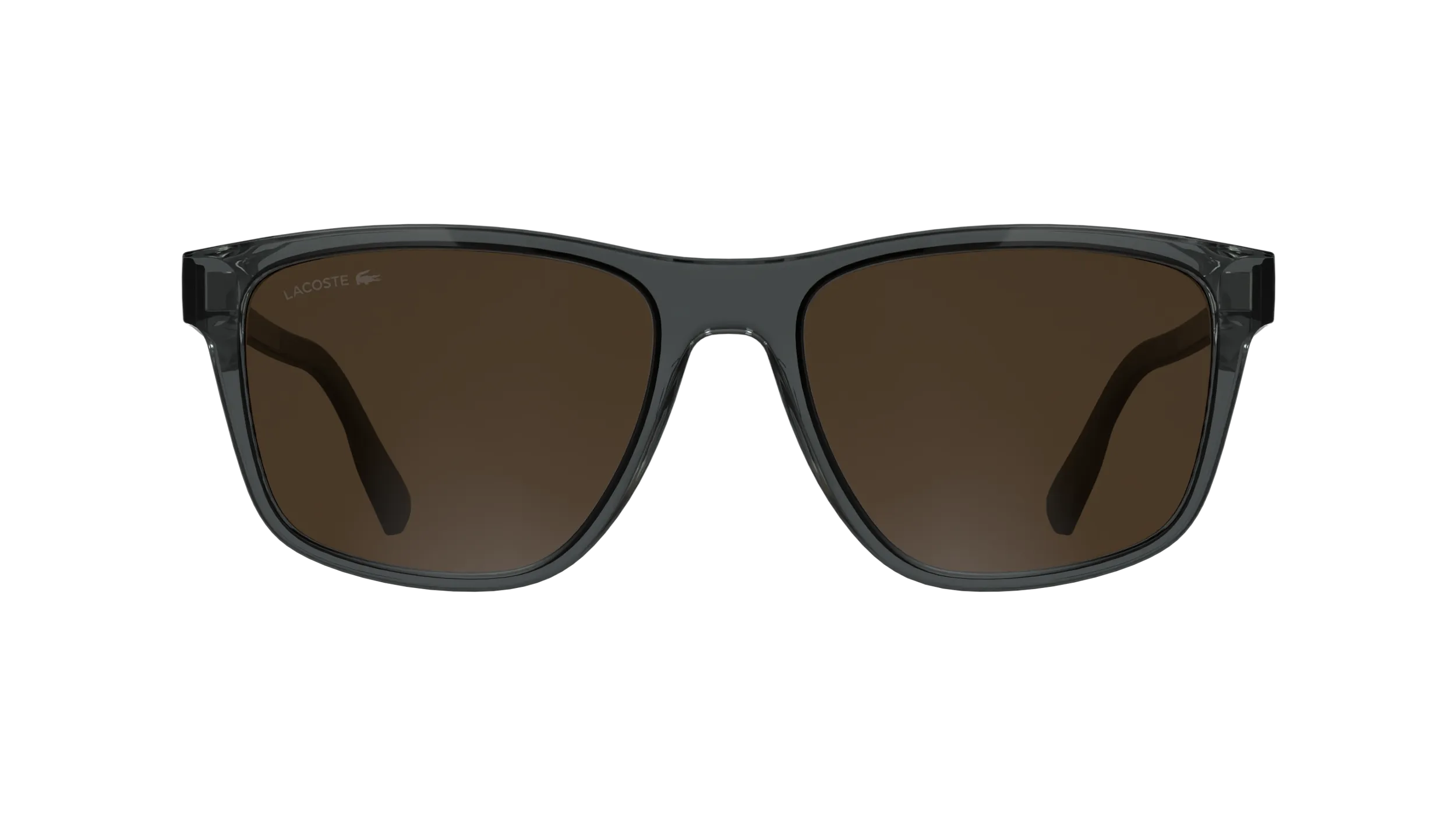 Lacoste L6078S 035 Occhiali da sole Bio-iniettato Grigio Marrone Squadrata Normale - immagine 2
