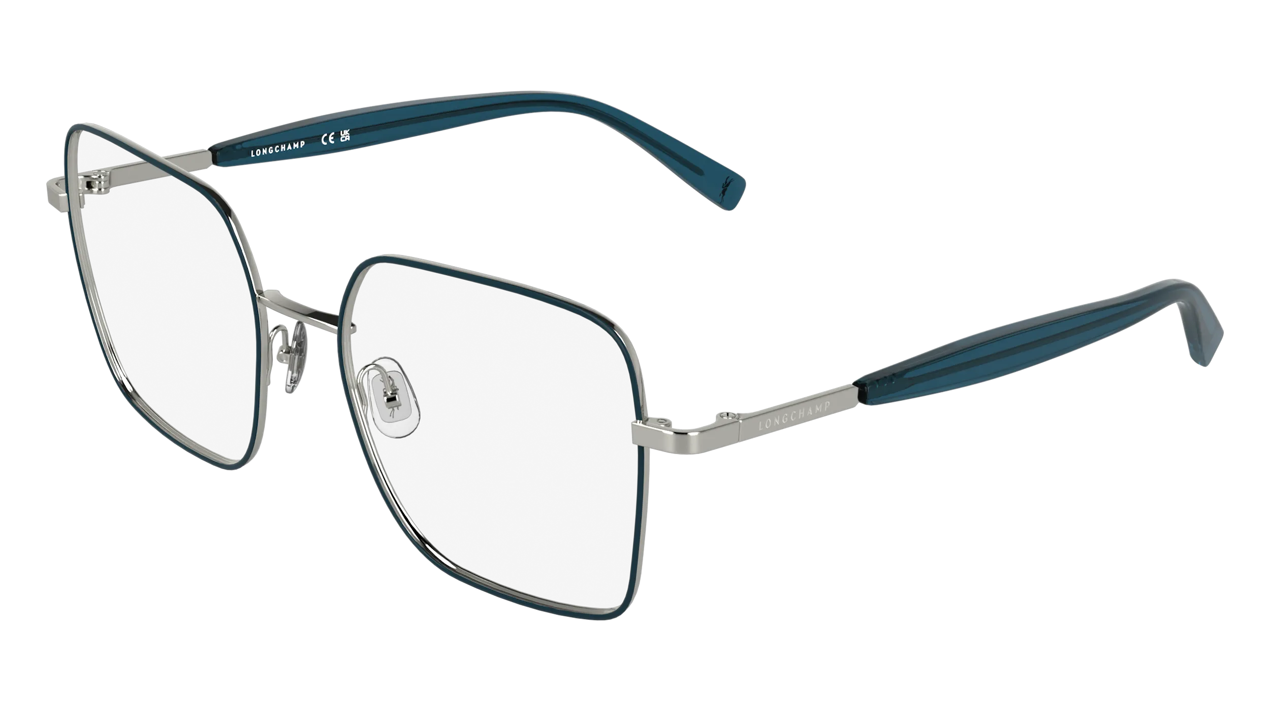 LONGCHAMP LO2181 046 Montature da vista Metallo Argento Squadrata Normale - immagine 1