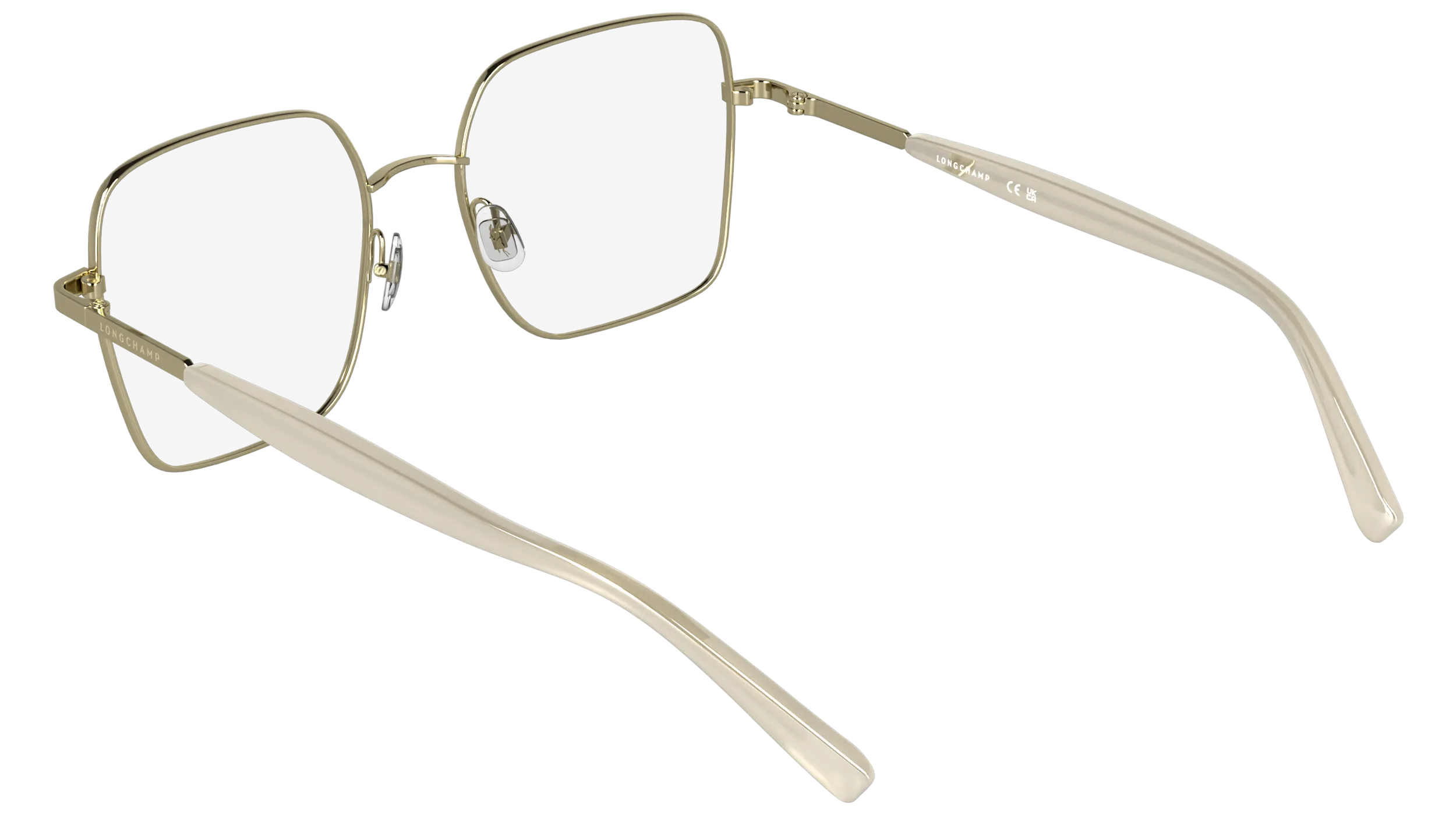 LONGCHAMP LO2181 714 Montature da vista Metallo Oro Squadrata Normale - immagine 4