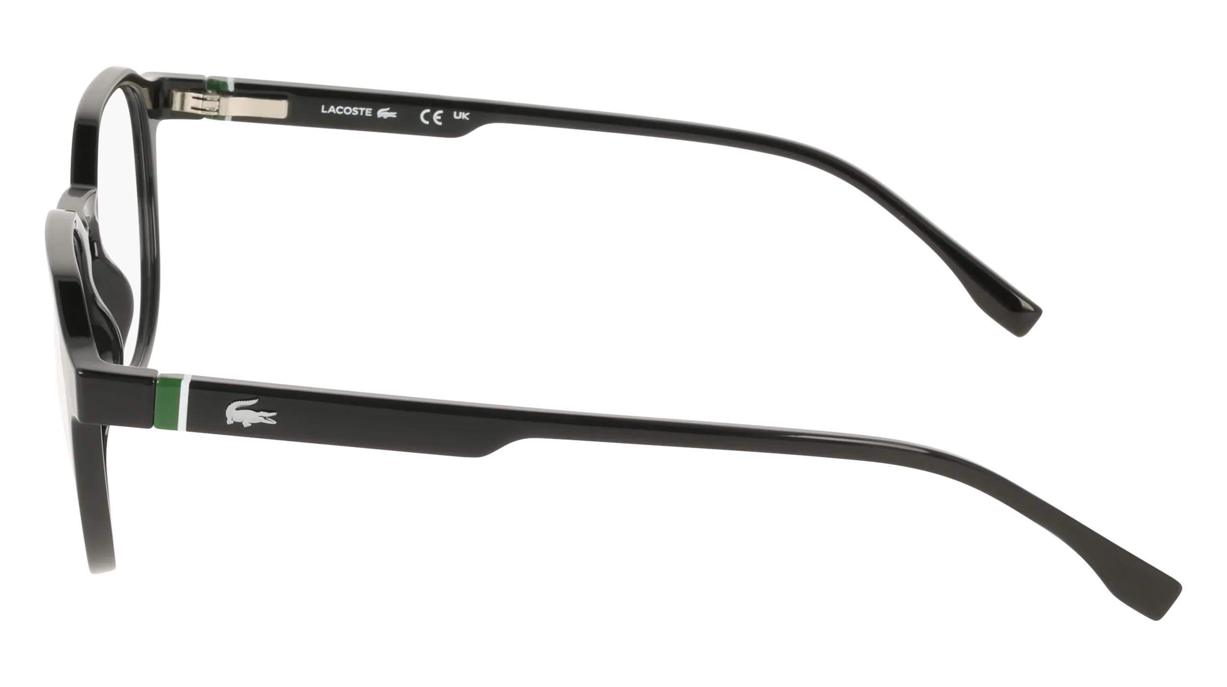 Lacoste L4008MAG-SET 001 Montature da vista Bio-iniettato Nero Fumo Squadrata Normale - immagine 3