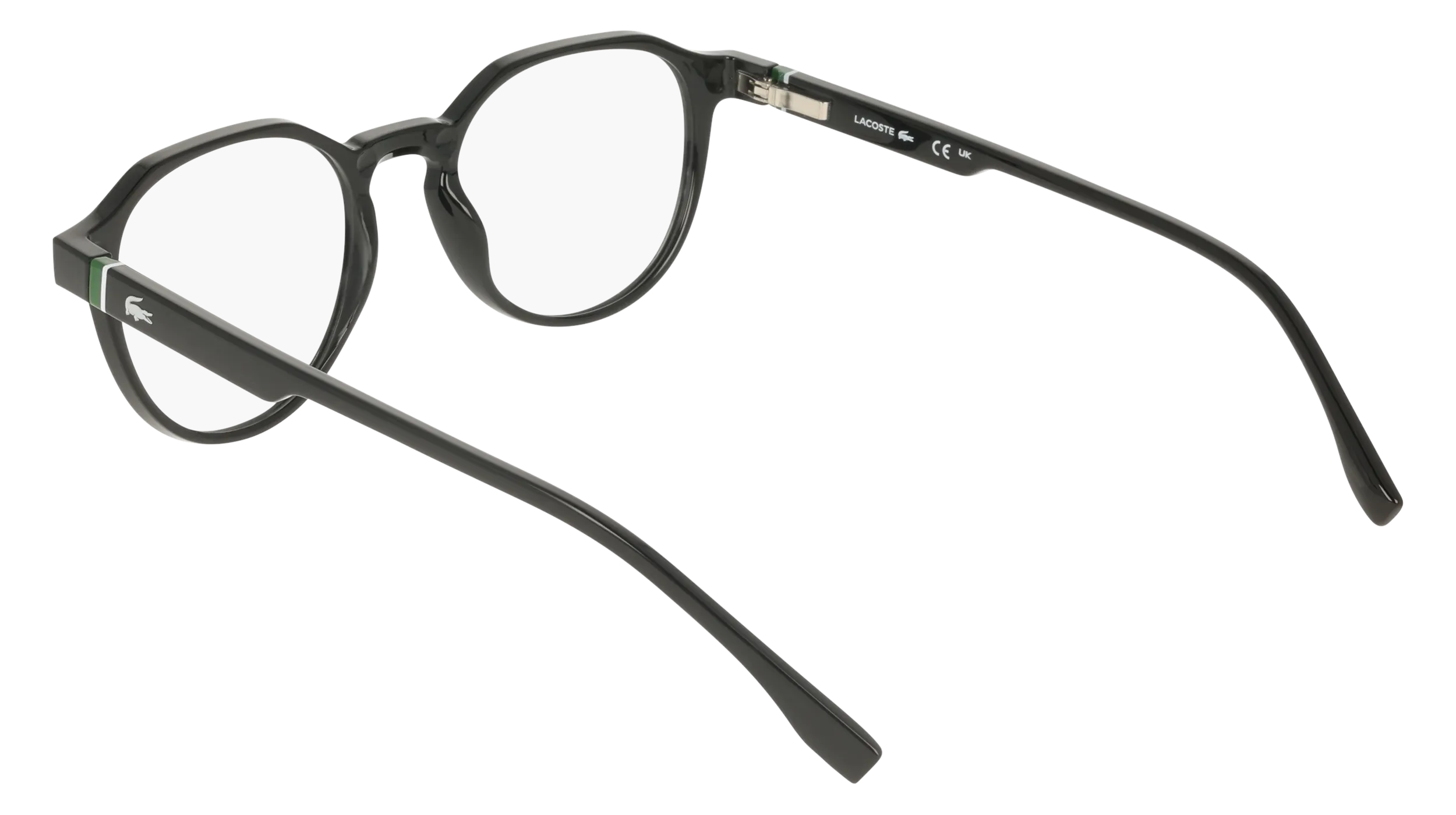 Lacoste L4008MAG-SET 001 Montature da vista Bio-iniettato Nero Fumo Squadrata Normale - immagine 4