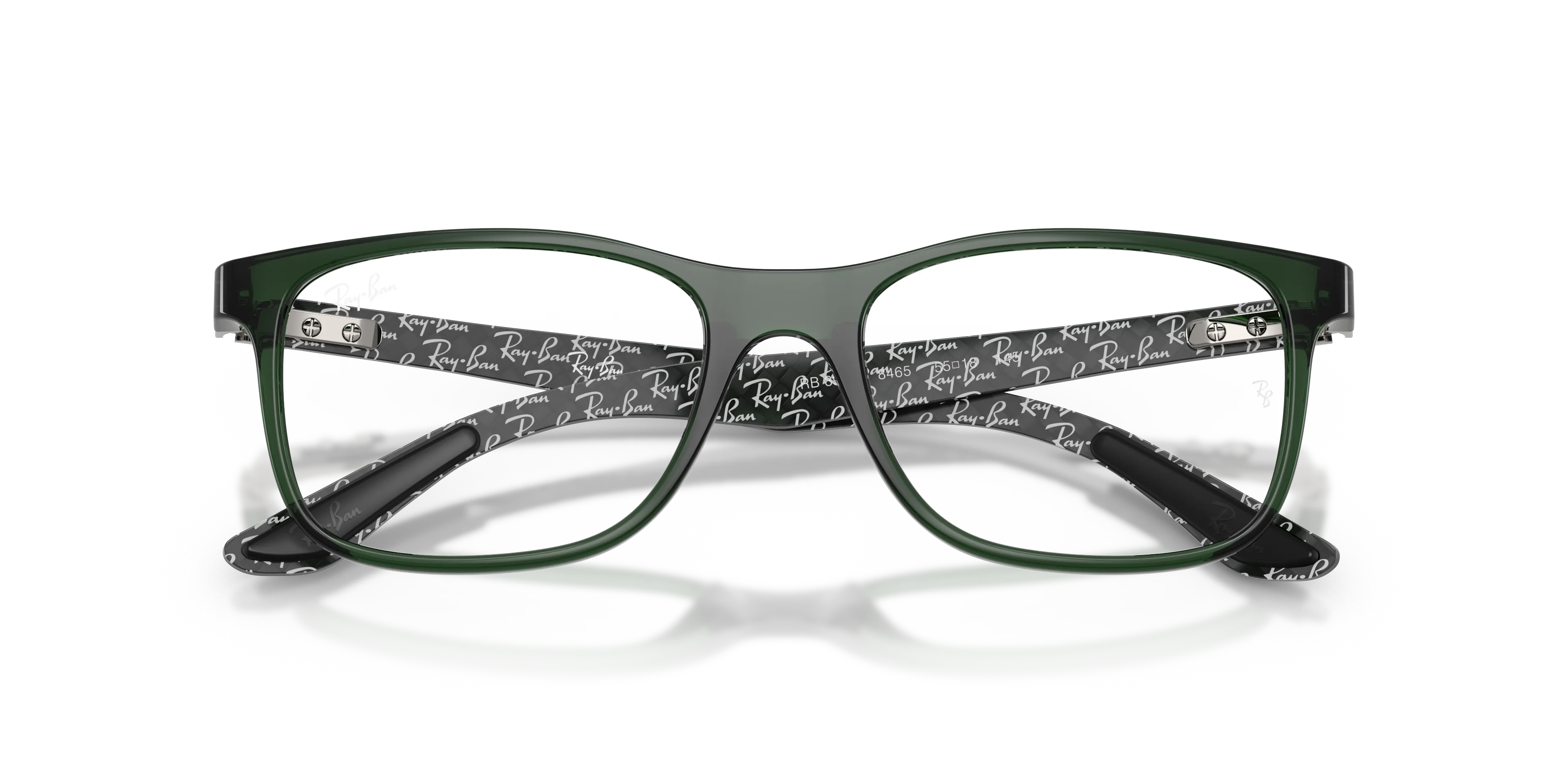 Ray - Ban RX8903 8465 Montature da vista Iniettato Verde Trasparente Squadrata Normale - immagine 2