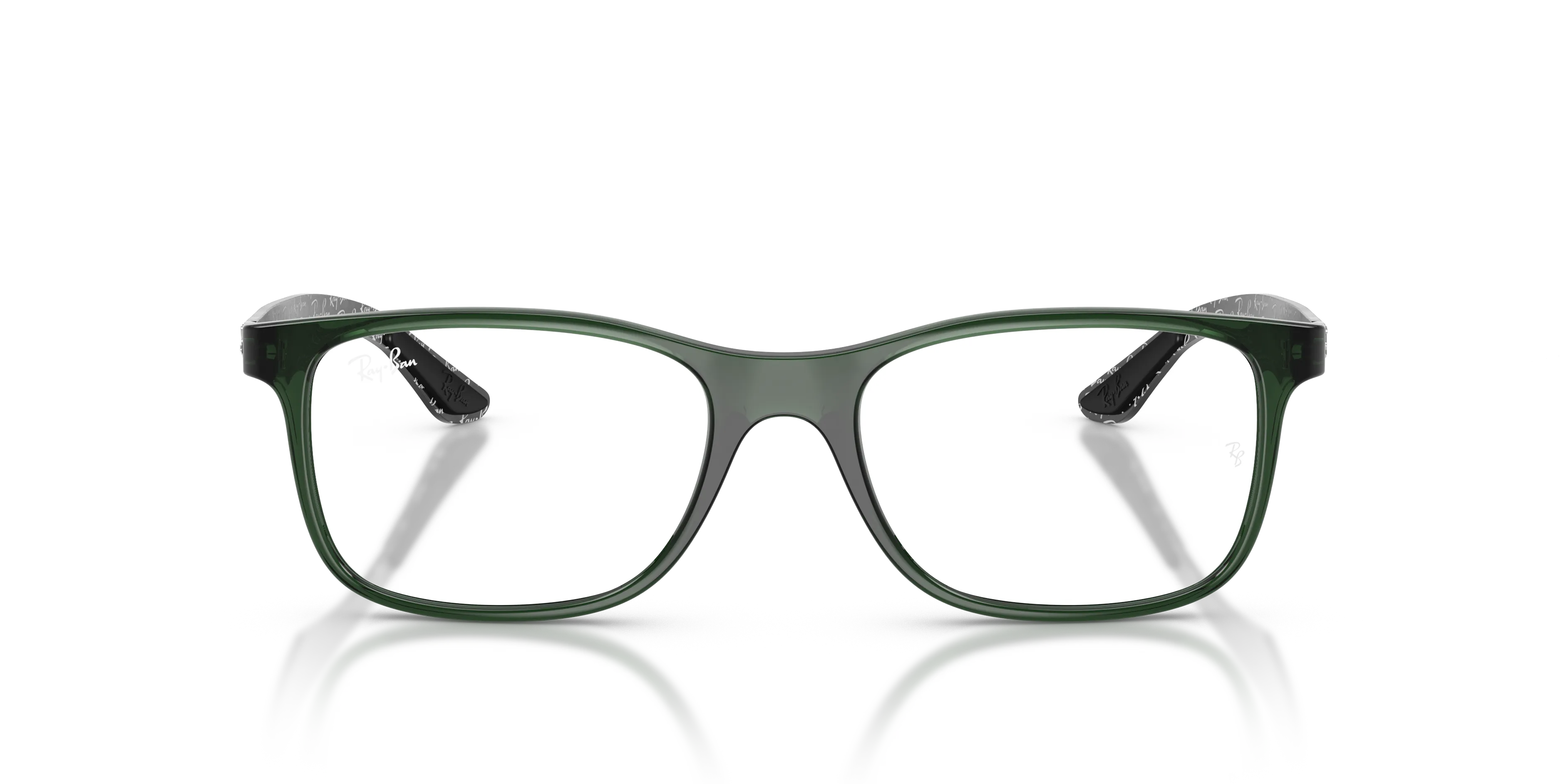 Ray - Ban RX8903 8465 Montature da vista Iniettato Verde Trasparente Squadrata Normale - immagine 3