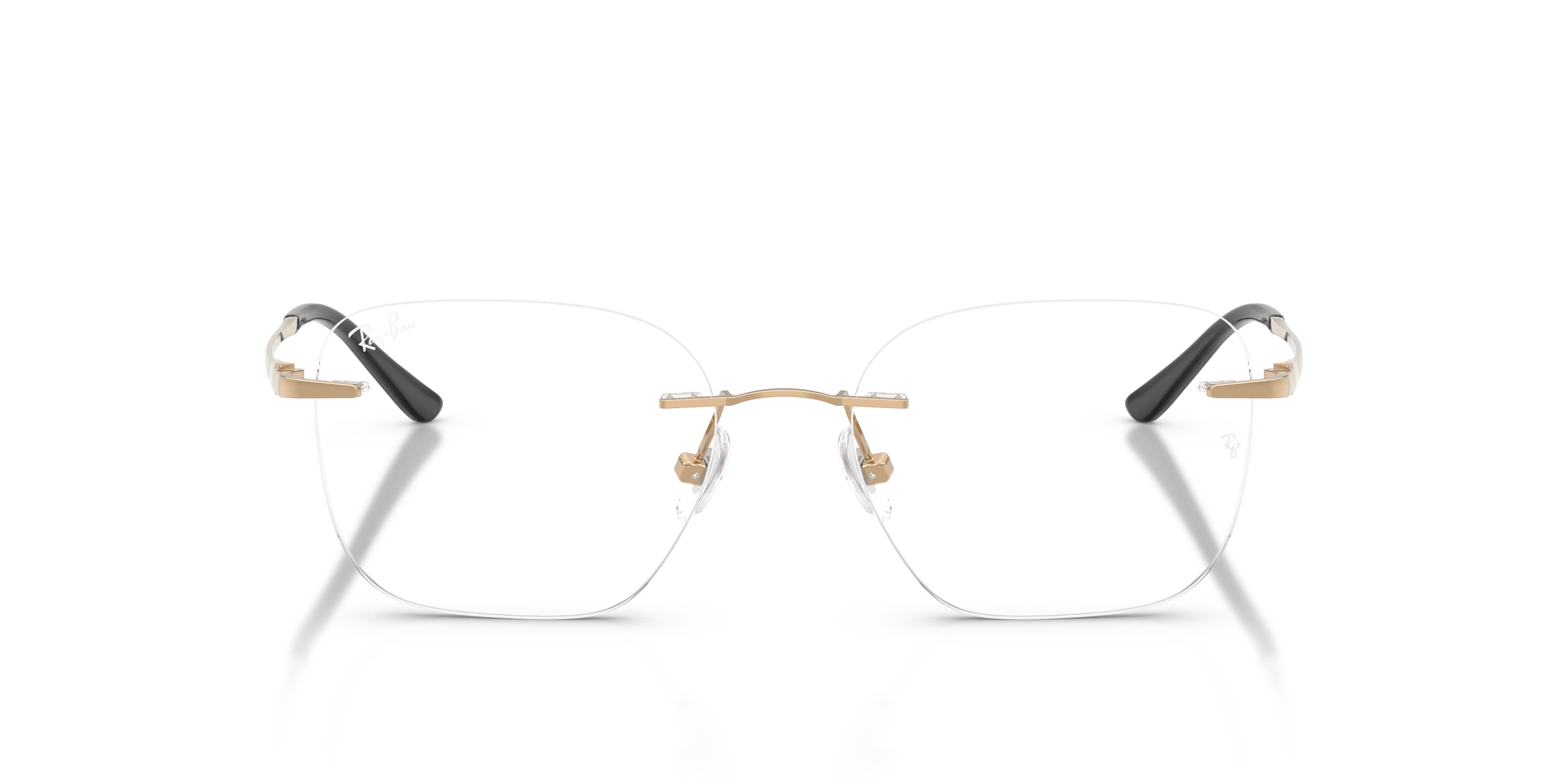 Ray - Ban RX8783D 1248 Montature da vista Titanio Oro Trasparente Squadrata Normale - immagine 3
