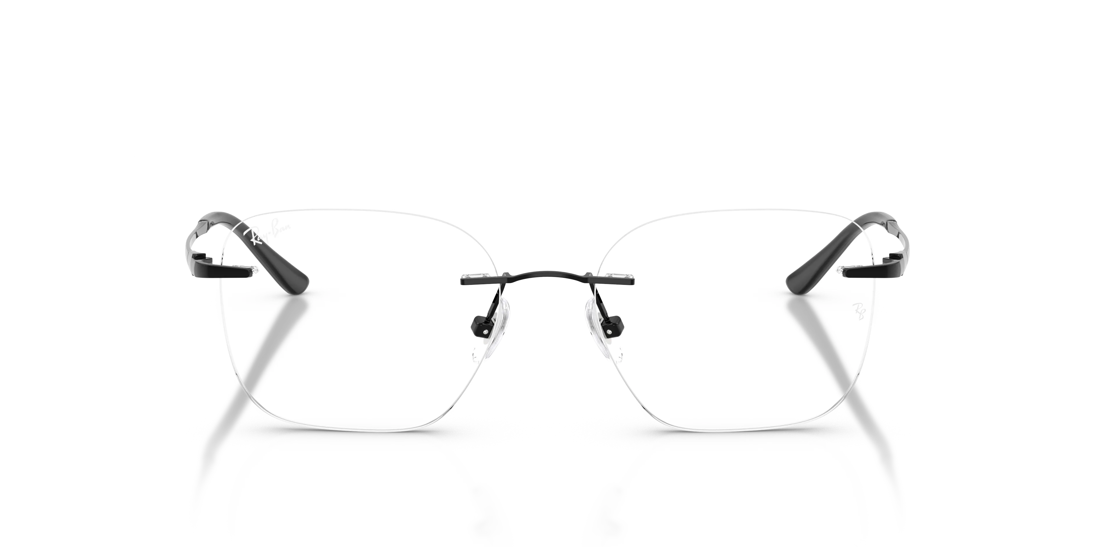 Ray - Ban RX8783D 1244 Montature da vista Titanio Nero Trasparente Squadrata Normale - immagine 3