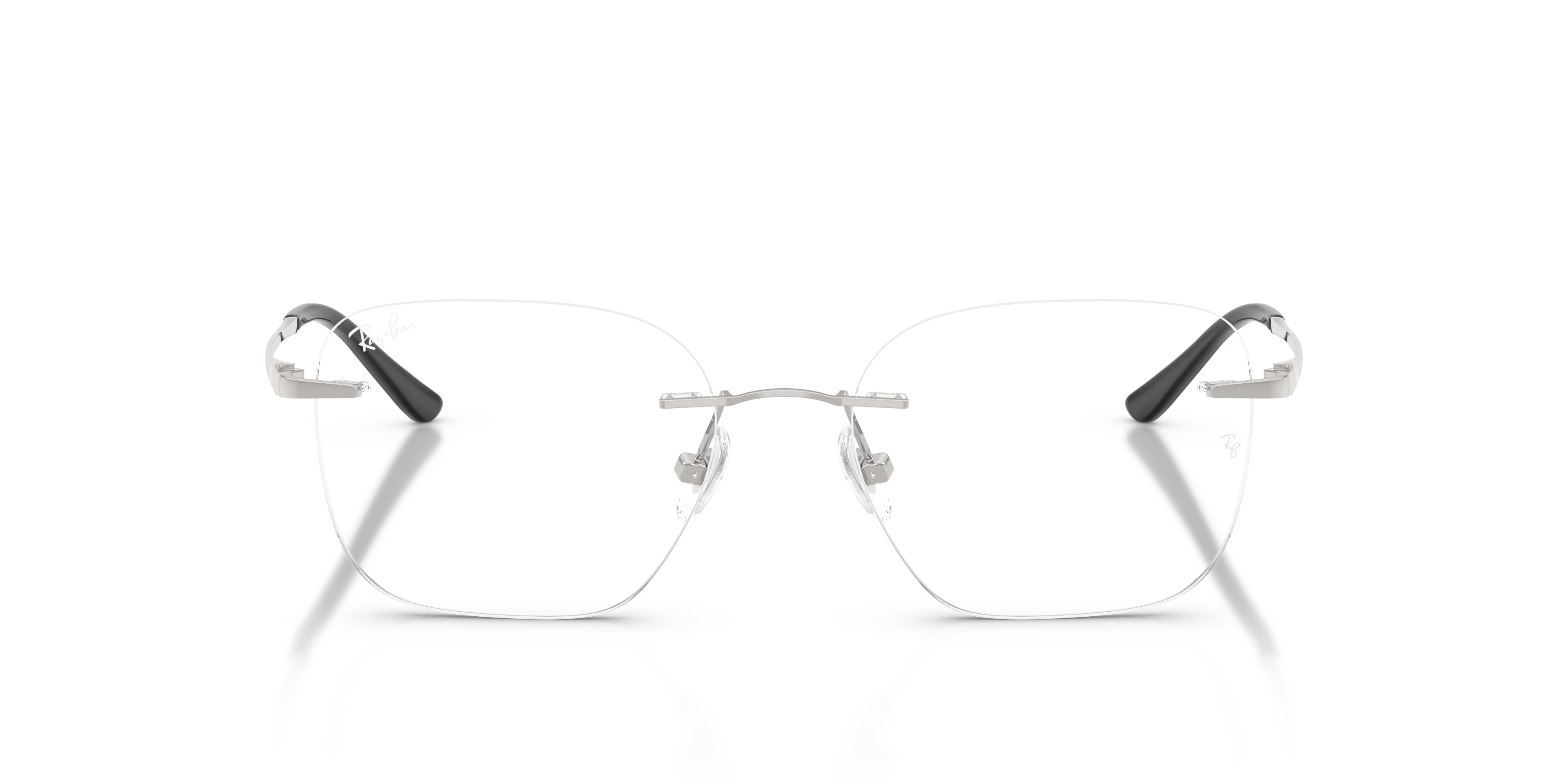 Ray - Ban RX8783D 1002 Montature da vista Titanio Argento Trasparente Squadrata Normale - immagine 3