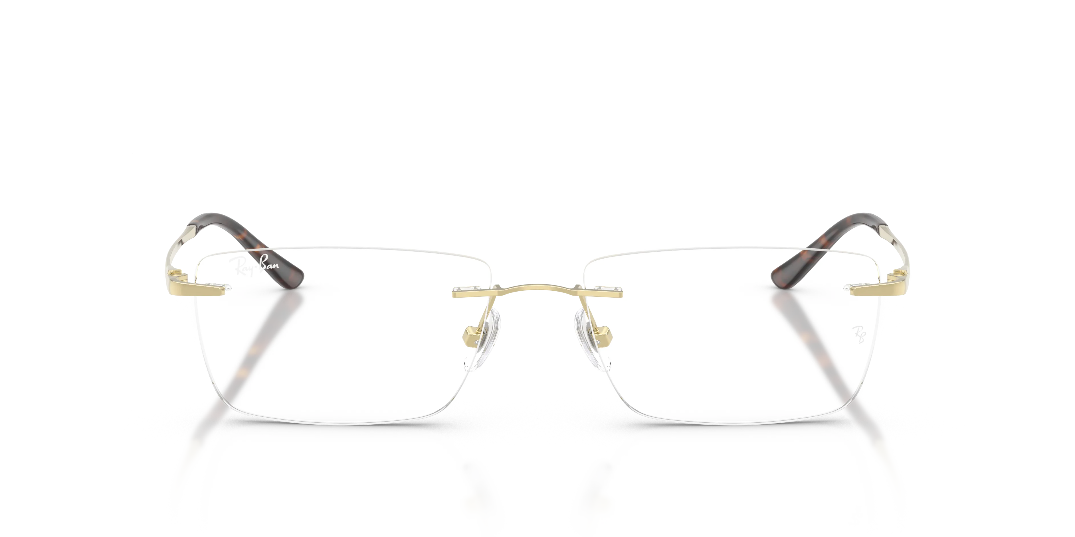 Ray - Ban RX8781D 1251 Montature da vista Titanio Oro Trasparente Squadrata Normale - immagine 3