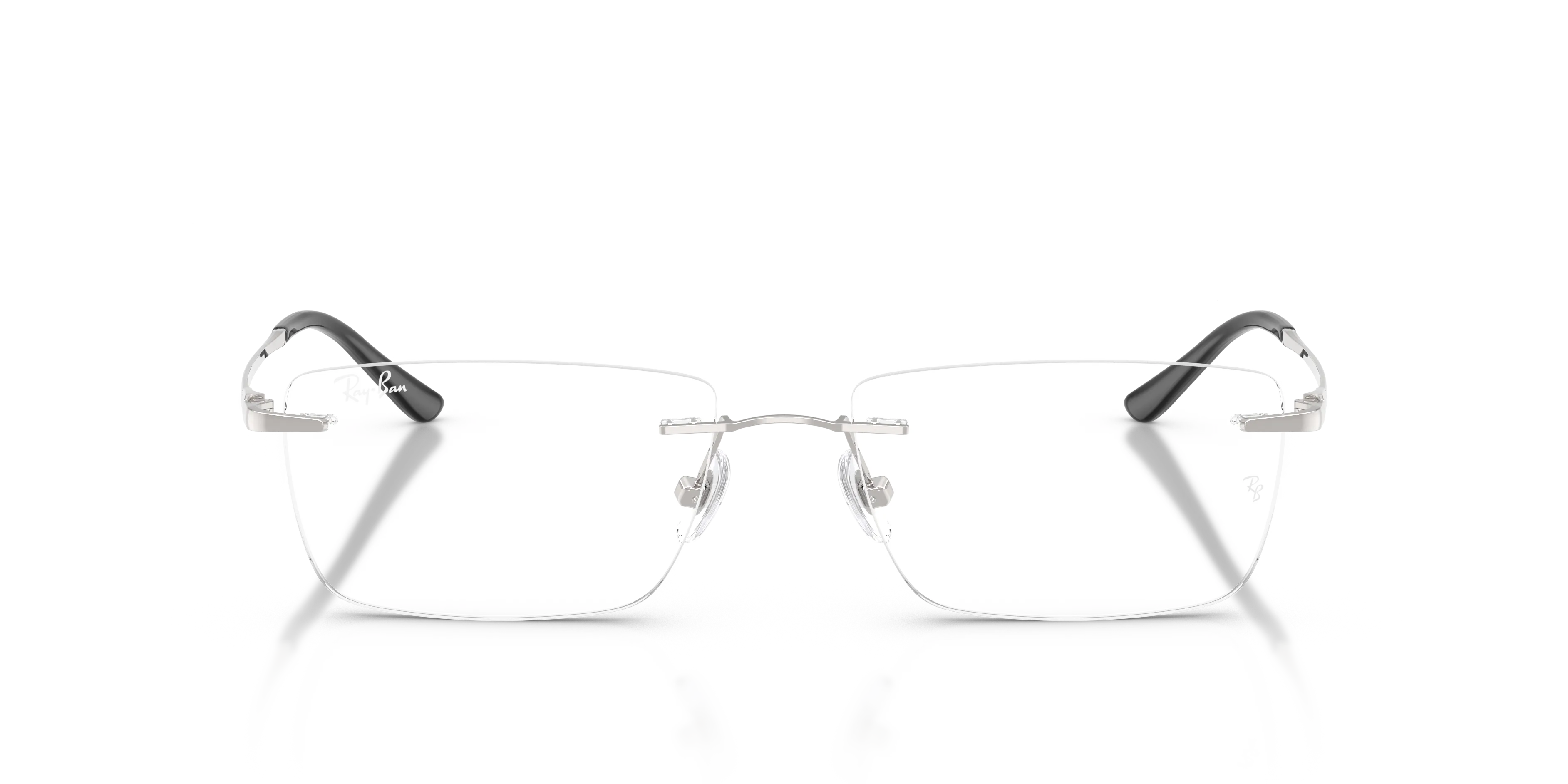 Ray - Ban RX8781D 1002 Montature da vista Titanio Argento Trasparente Squadrata Normale - immagine 3