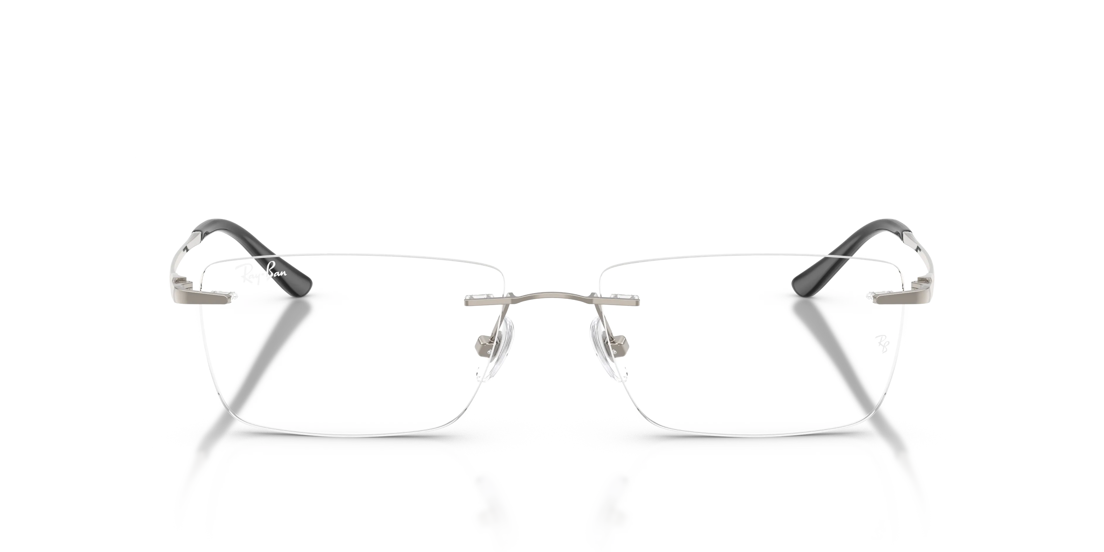 Ray - Ban RX8781D 1000 Montature da vista Titanio Grigio Trasparente Squadrata Normale - immagine 3