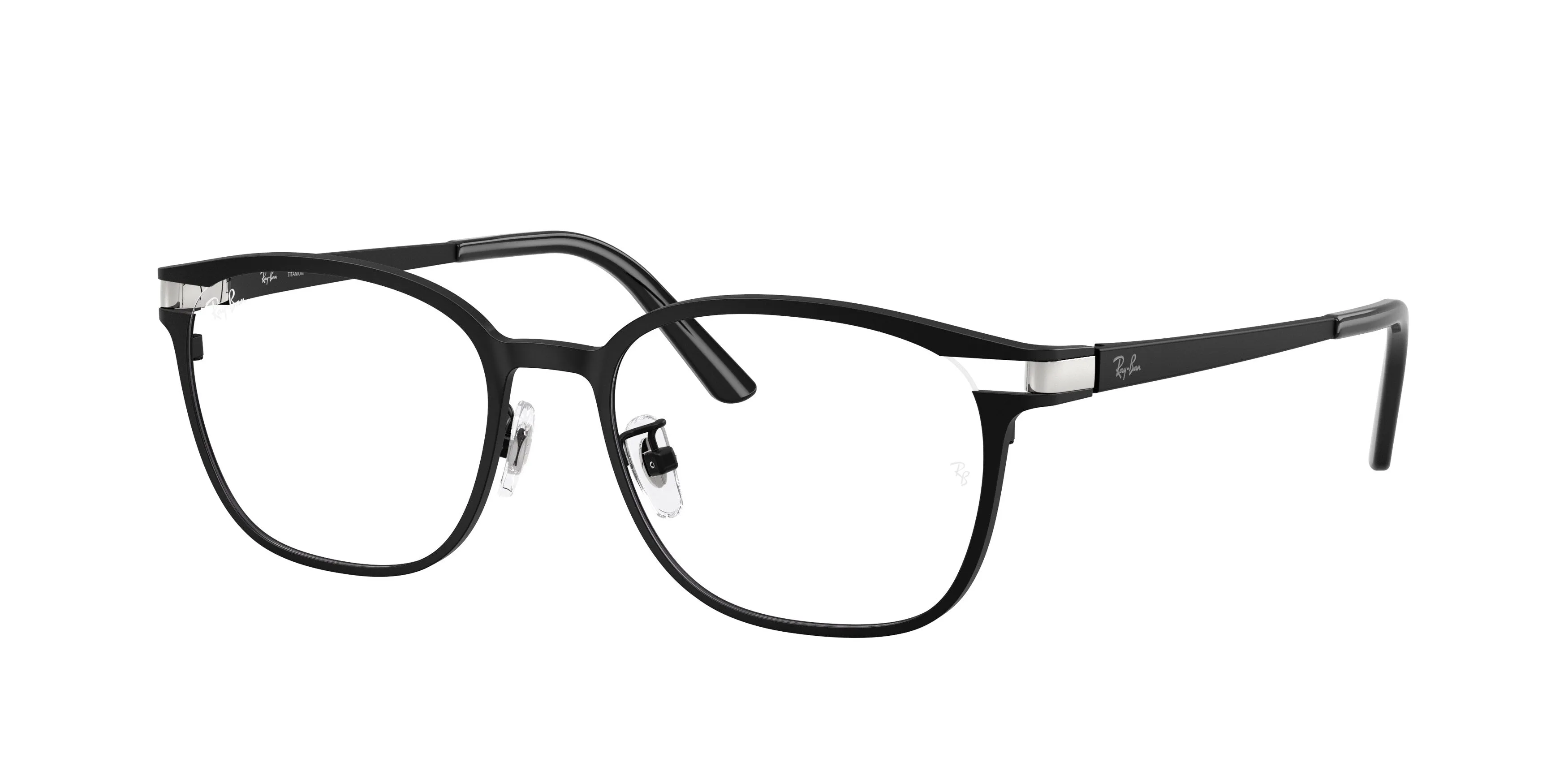 Ray - Ban RX8780D 1074 Montature da vista Titanio Nero Trasparente Squadrata Normale - immagine 1