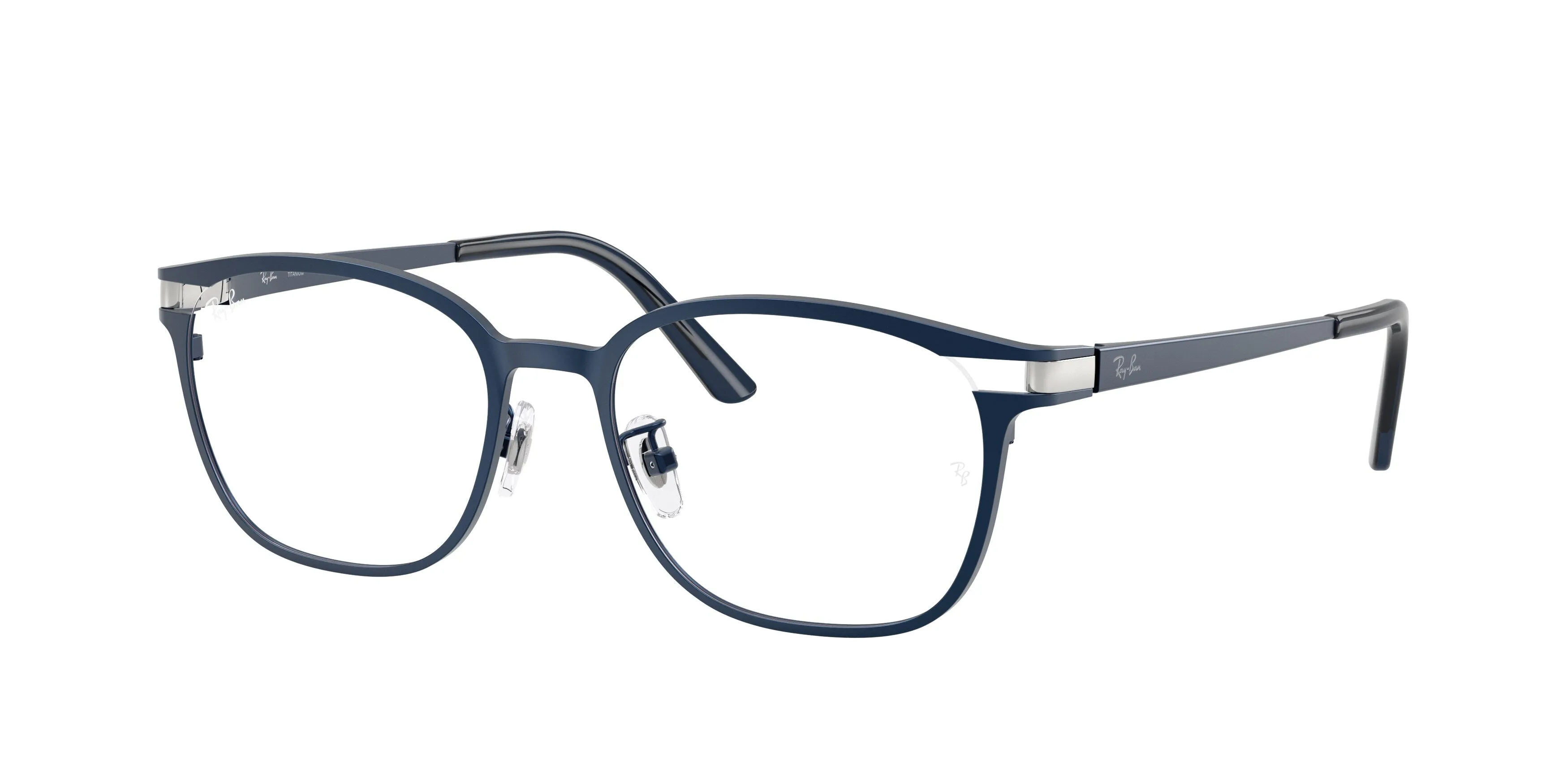 Ray - Ban RX8780D 1061 Montature da vista Titanio Blu Trasparente Squadrata Normale - immagine 1