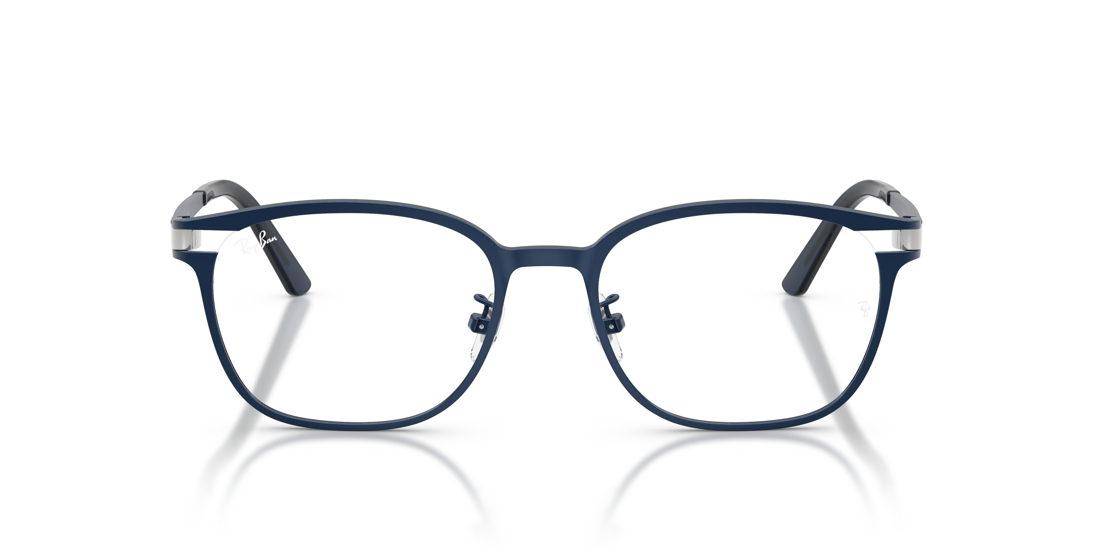 Ray - Ban RX8780D 1061 Montature da vista Titanio Blu Trasparente Squadrata Normale - immagine 3