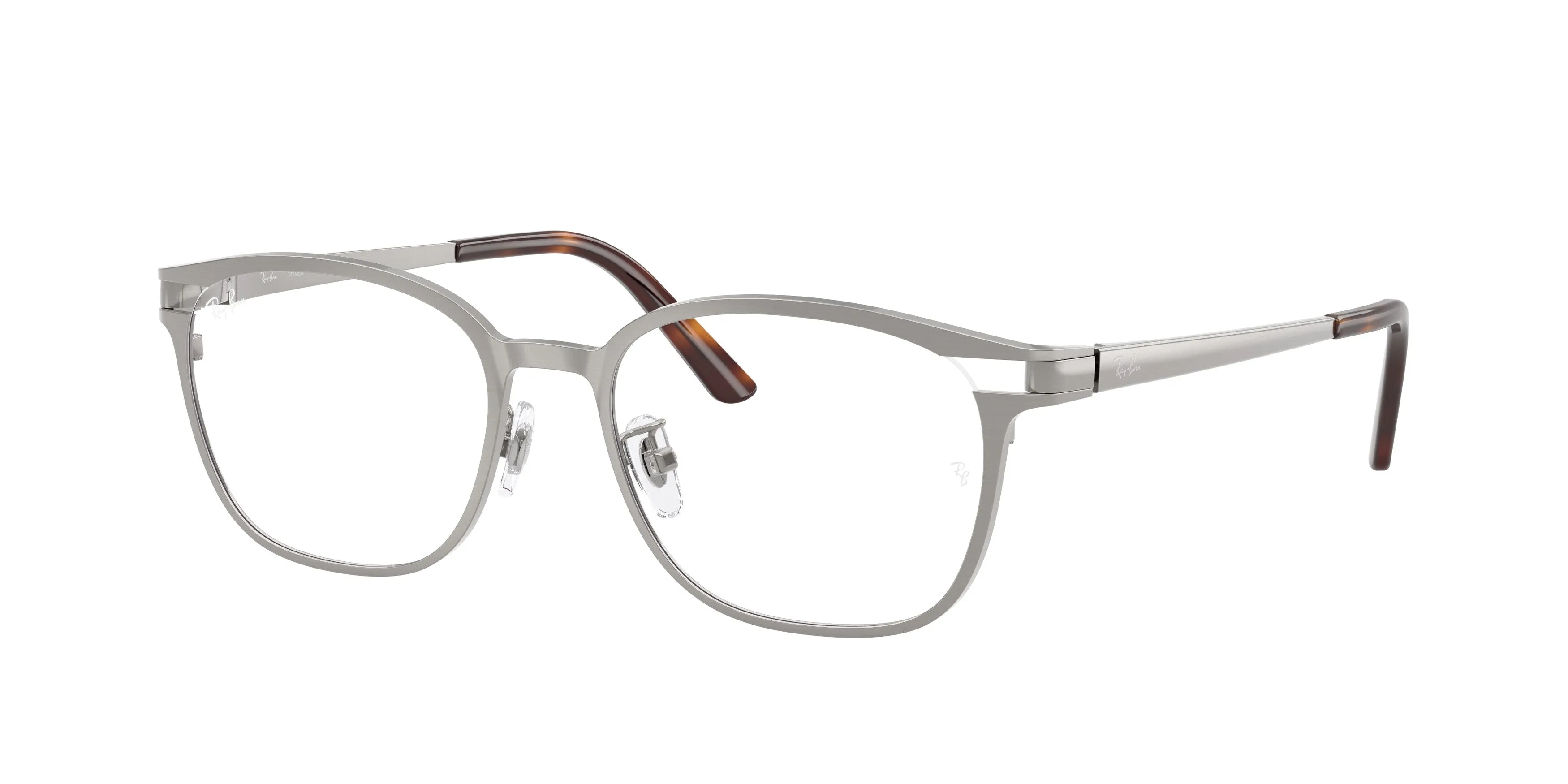 Ray - Ban RX8780D 1047 Montature da vista Titanio Grigio Trasparente Squadrata Normale - immagine 1