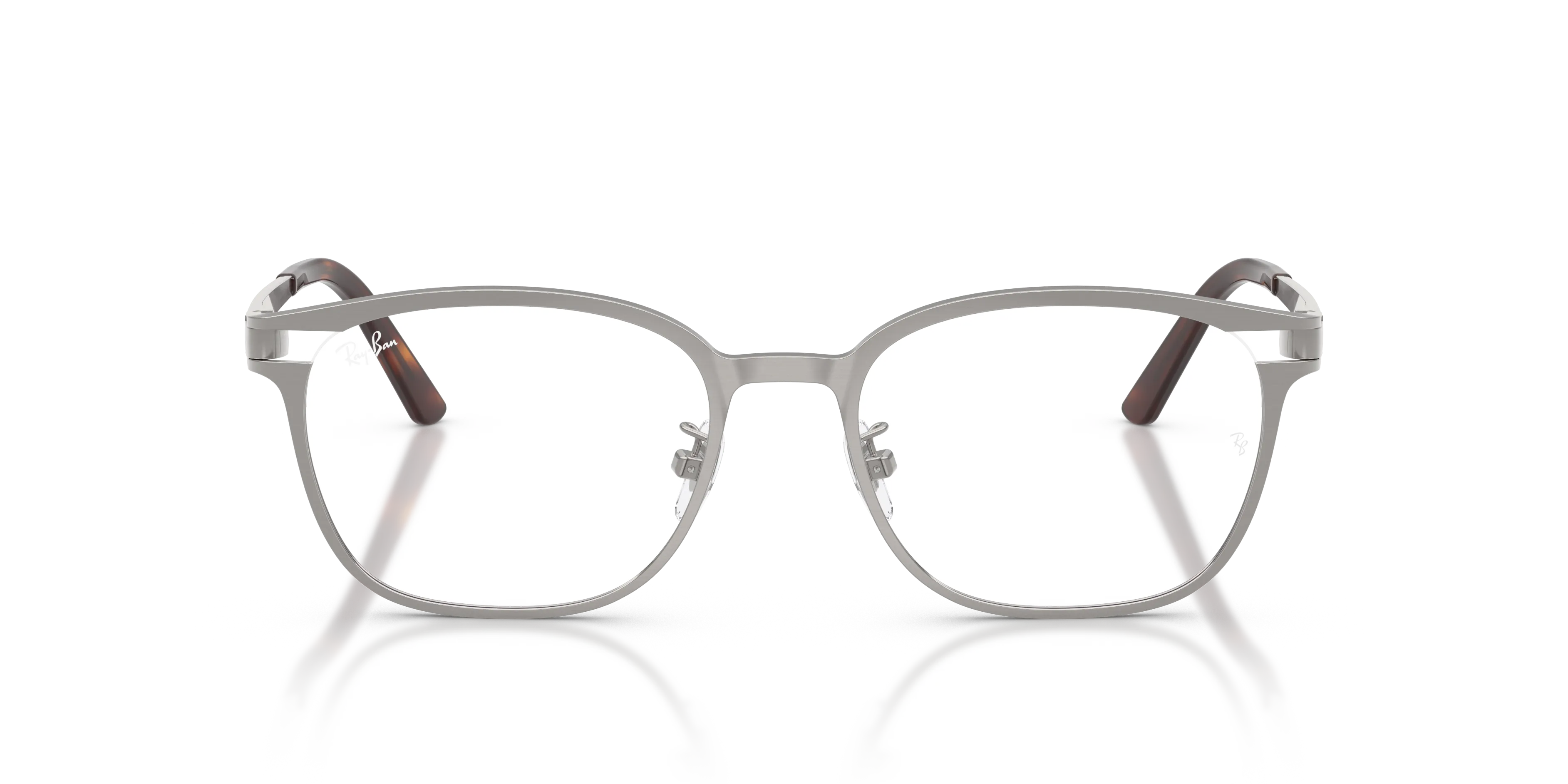 Ray - Ban RX8780D 1047 Montature da vista Titanio Grigio Trasparente Squadrata Normale - immagine 3