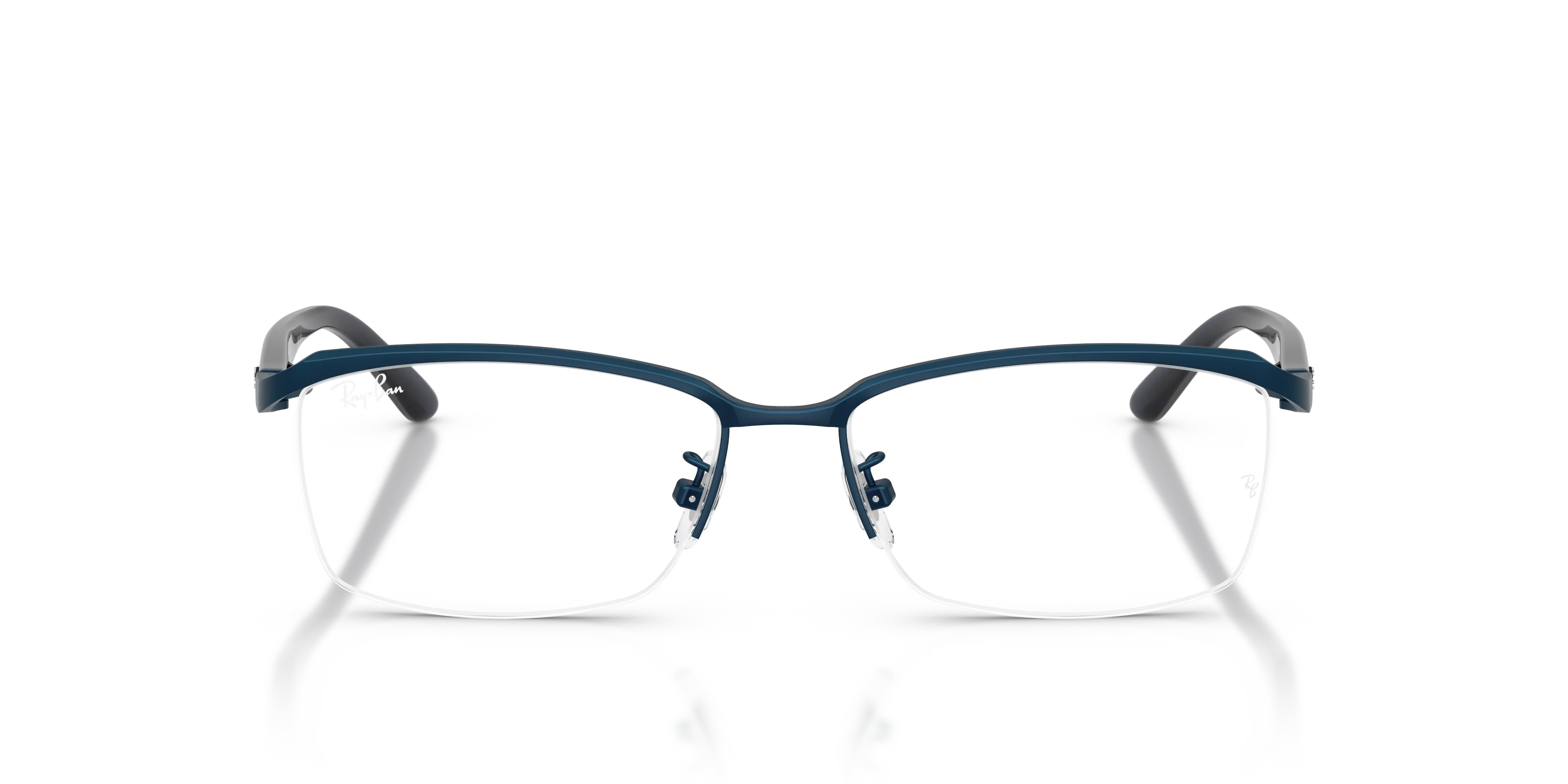 Ray - Ban RX8779D 1242 Montature da vista Titanio Blu Trasparente Pillow Normale - immagine 3