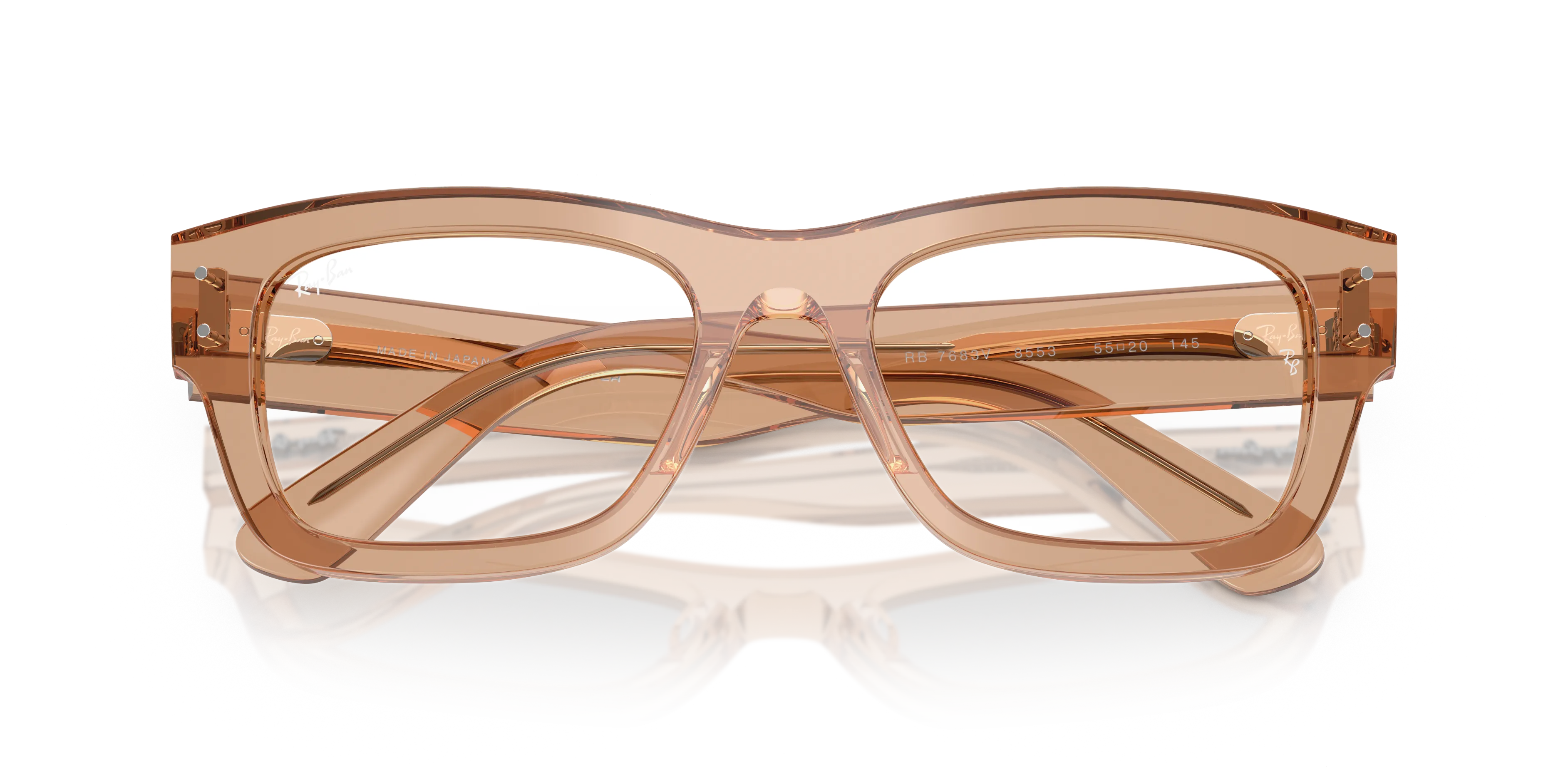 Ray - Ban RX7683V JOSEPH 8553 Montature da vista Acetato Marrone Squadrata Normale - immagine 2