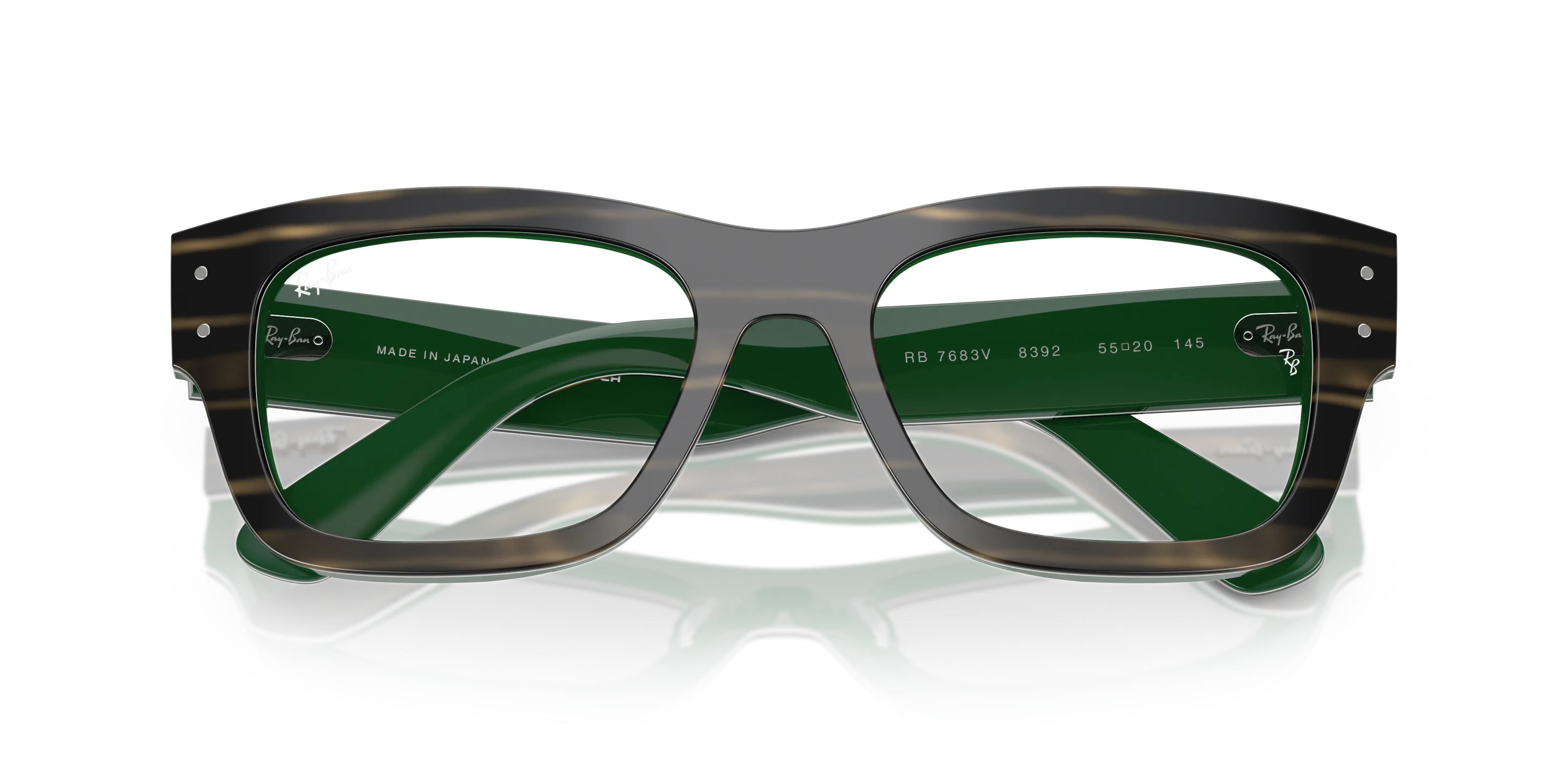 Ray - Ban RX7683V JOSEPH 8392 Montature da vista Acetato Verde Squadrata Normale - immagine 2