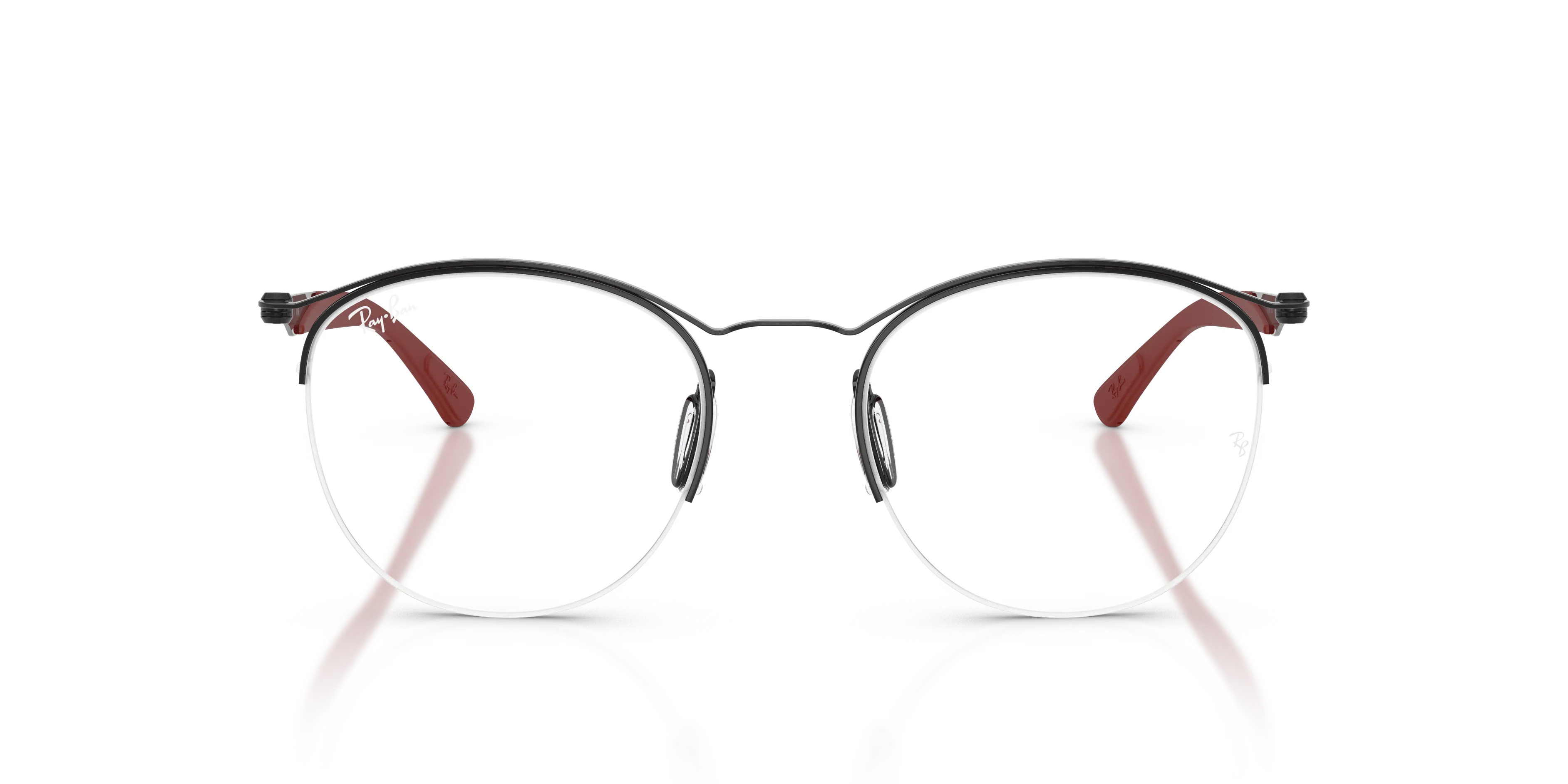 Ray - Ban RX7553 3215 Montature da vista Metallo Nero Trasparente Rotonda Normale - immagine 3