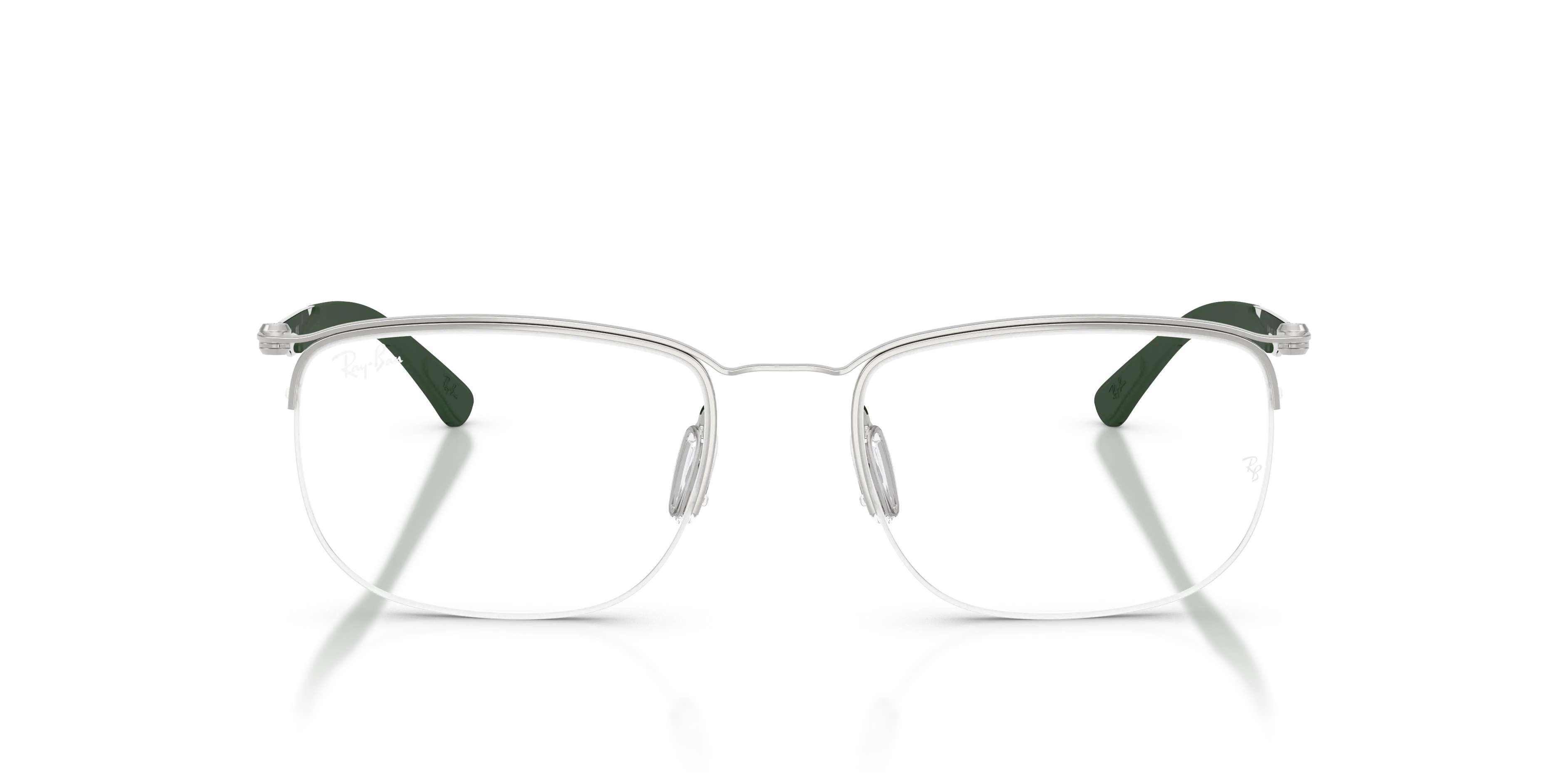 Ray - Ban RX7552 3212 Montature da vista Metallo Argento Trasparente Squadrata Normale - immagine 3