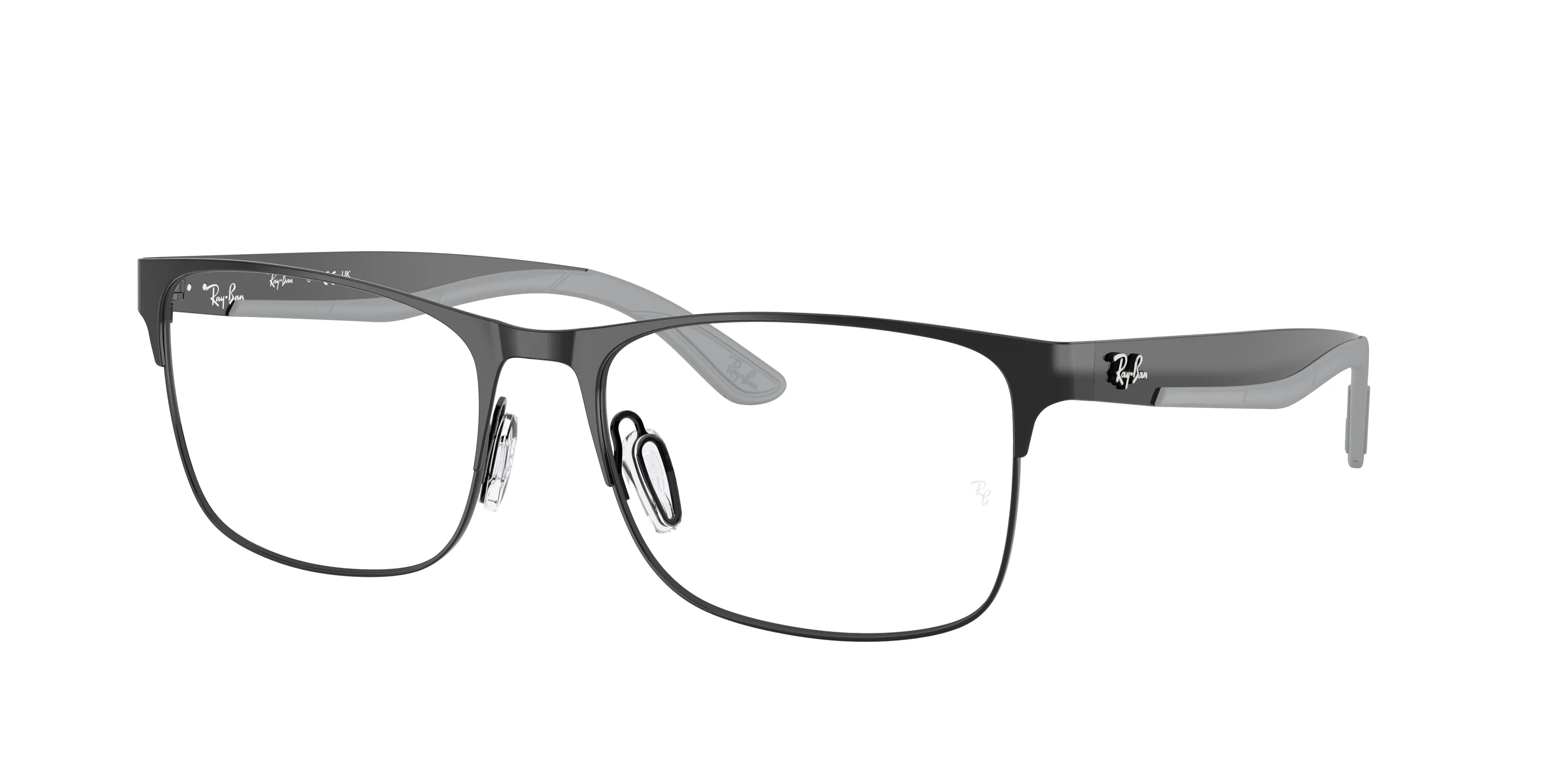 Ray - Ban RX7550 3222 Montature da vista Metallo Nero Trasparente Squadrata Normale - immagine 1