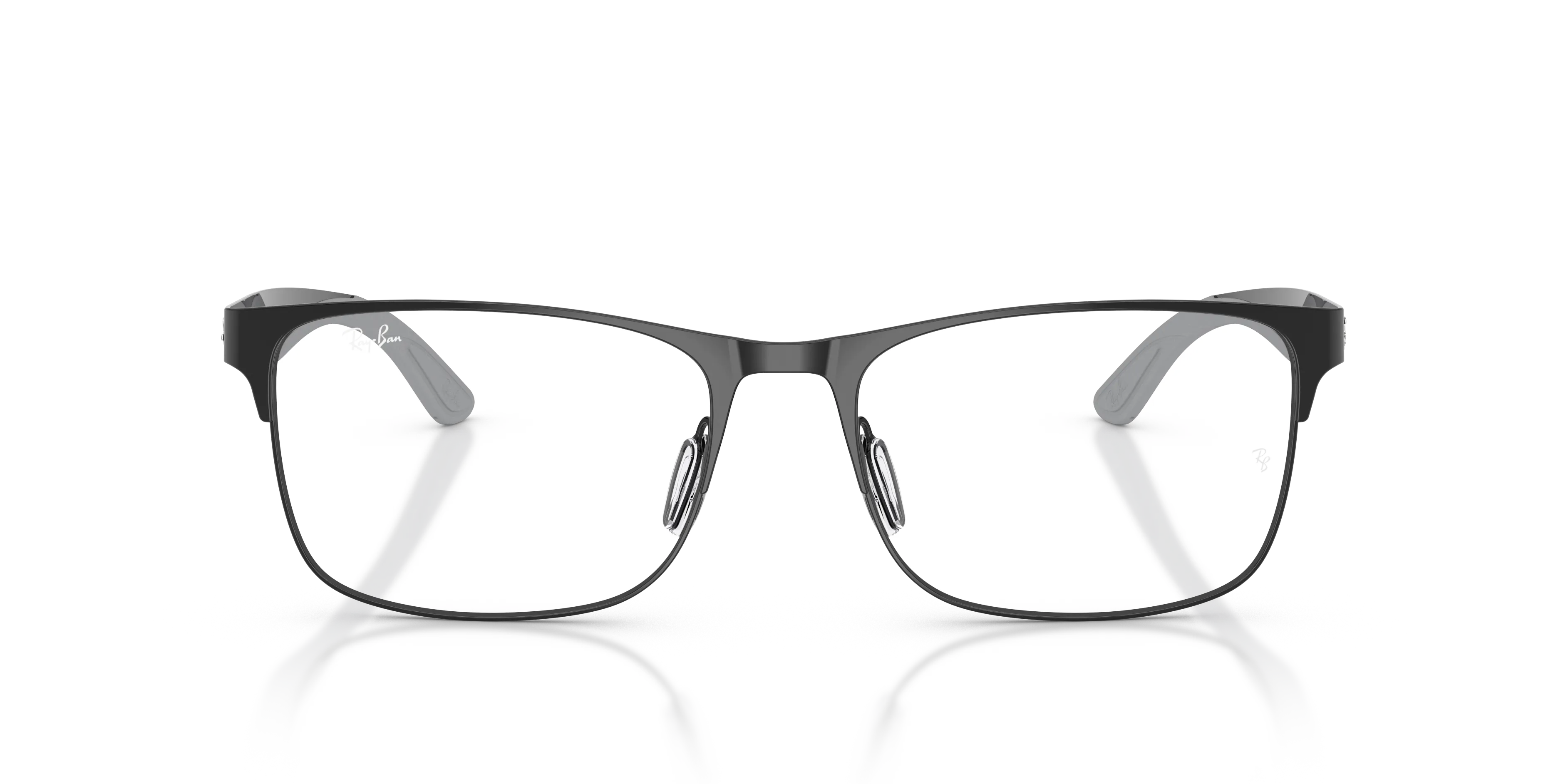 Ray - Ban RX7550 3222 Montature da vista Metallo Nero Trasparente Squadrata Normale - immagine 3