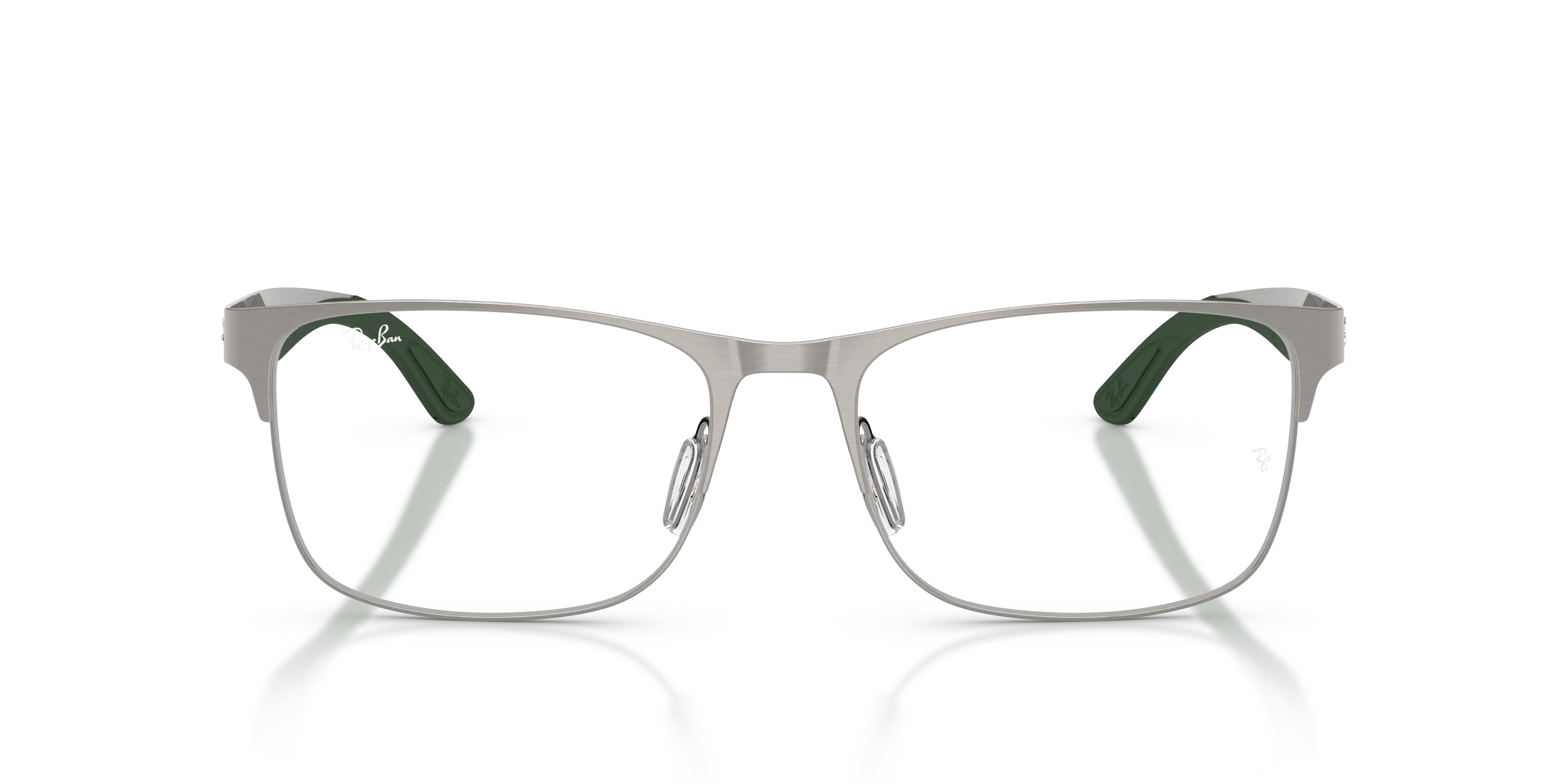 Ray - Ban RX7550 3221 Montature da vista Metallo Grigio Trasparente Squadrata Normale - immagine 3