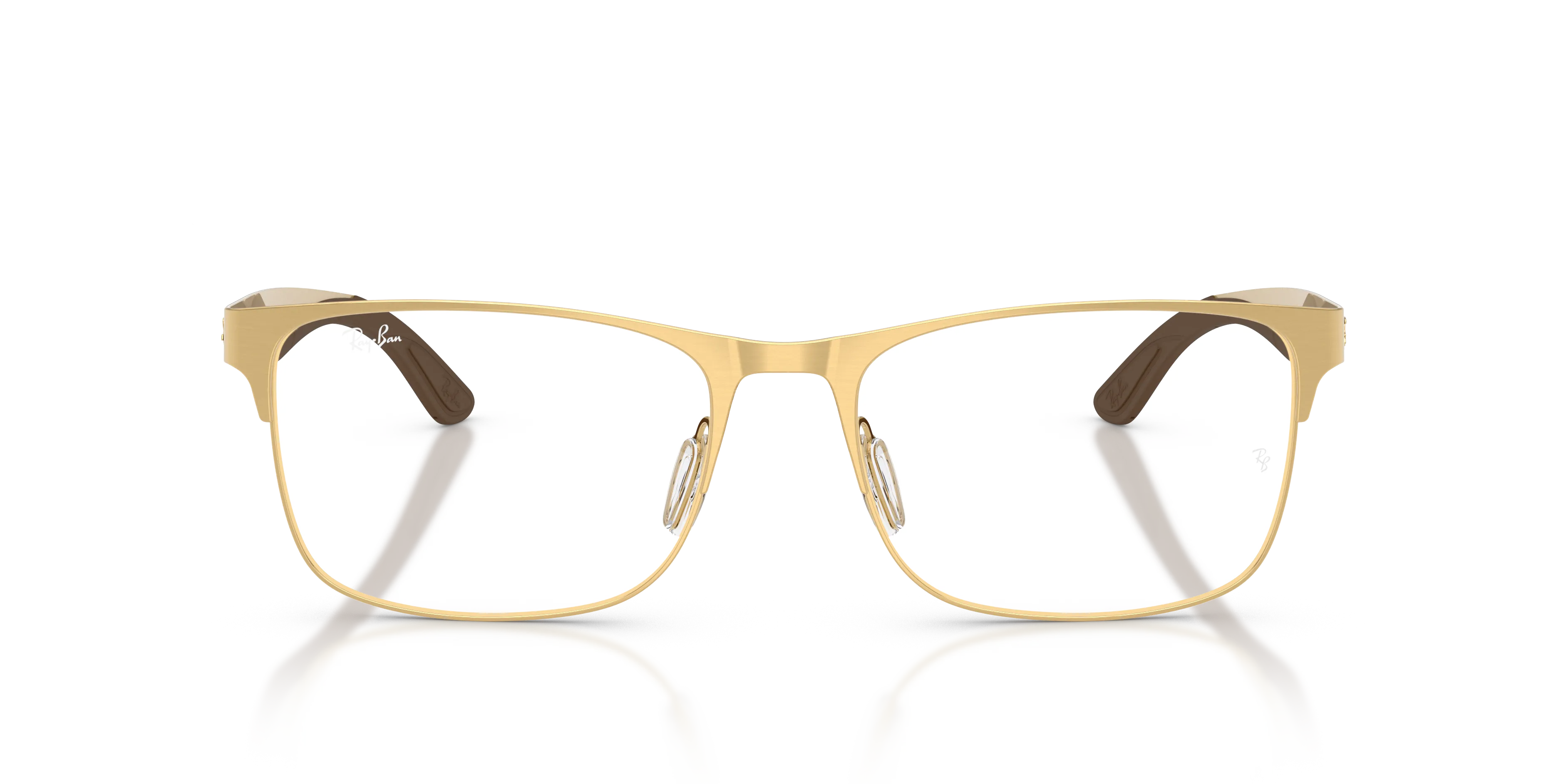 Ray - Ban RX7550 3220 Montature da vista Metallo Oro Trasparente Squadrata Normale - immagine 3