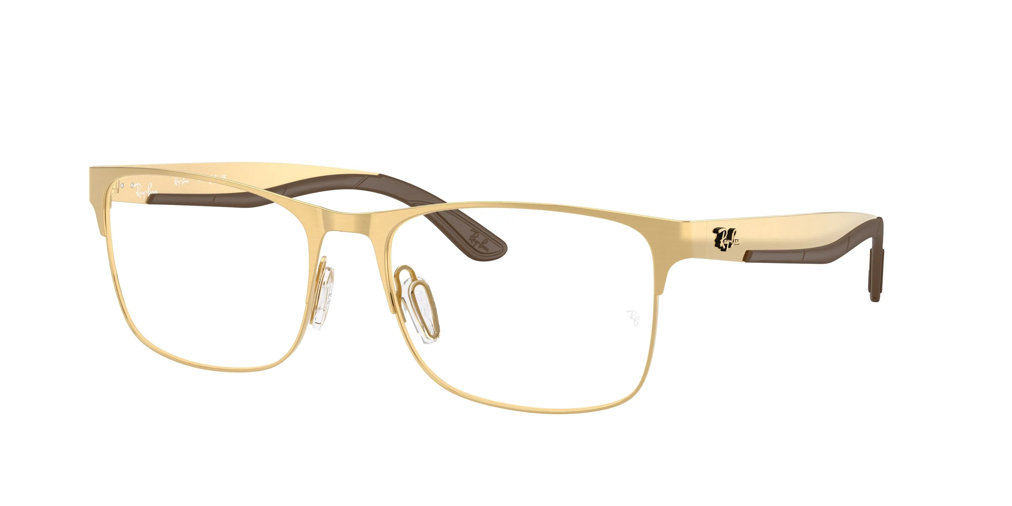 Ray - Ban RX7550 3220 Montature da vista Metallo Oro Trasparente Squadrata Normale - immagine 1