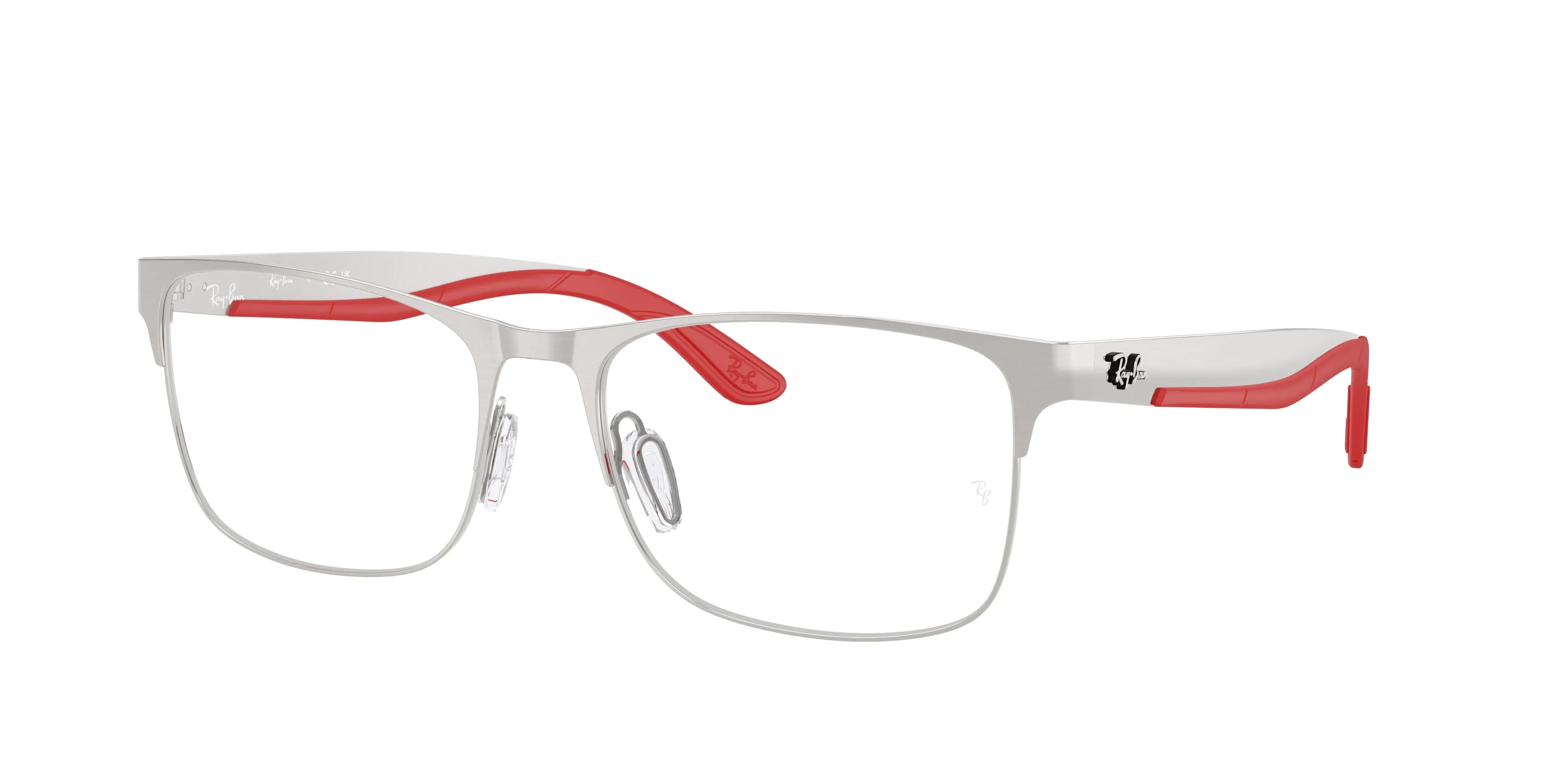 Ray - Ban RX7550 3219 Montature da vista Metallo Argento Trasparente Squadrata Normale - immagine 1