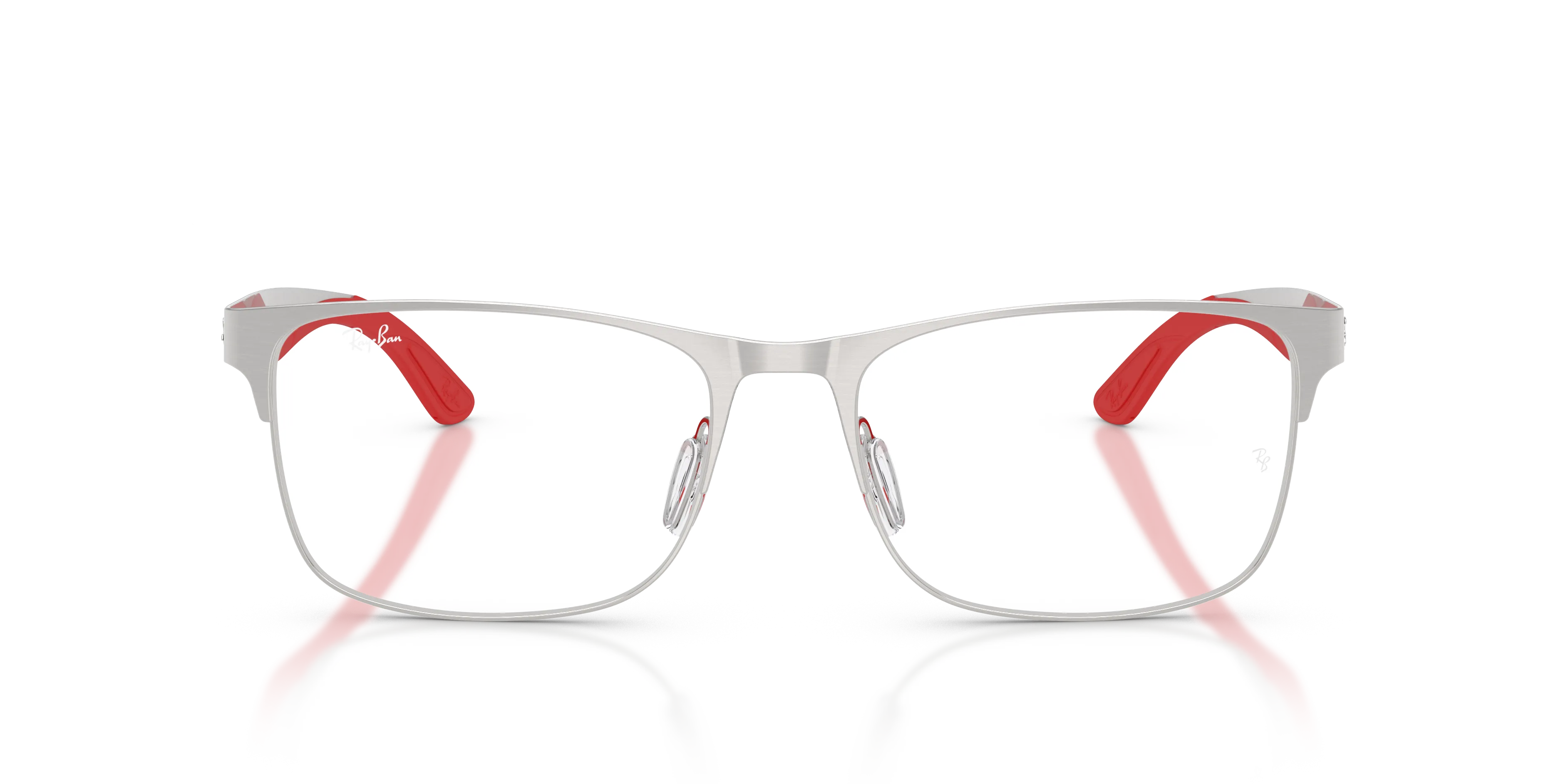 Ray - Ban RX7550 3219 Montature da vista Metallo Argento Trasparente Squadrata Normale - immagine 3