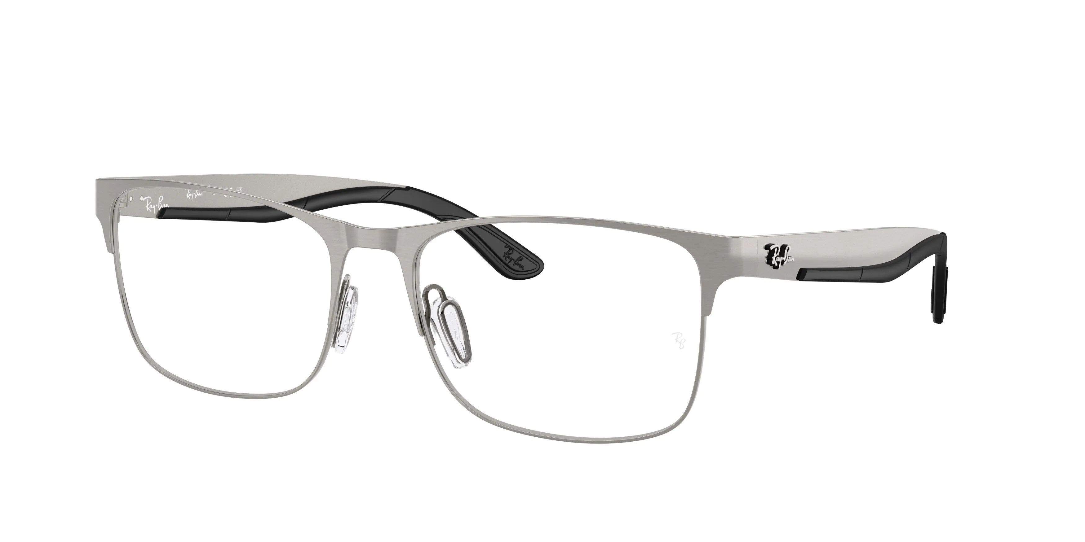 Ray - Ban RX7550 3214 Montature da vista Metallo Grigio Trasparente Squadrata Normale - immagine 1