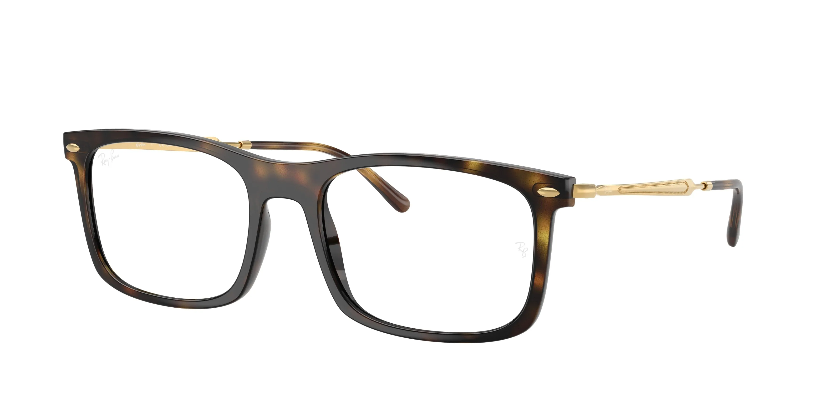 Ray - Ban RX7260 2012 Montature da vista Nylon Tartaruga Trasparente Squadrata Normale - immagine 1
