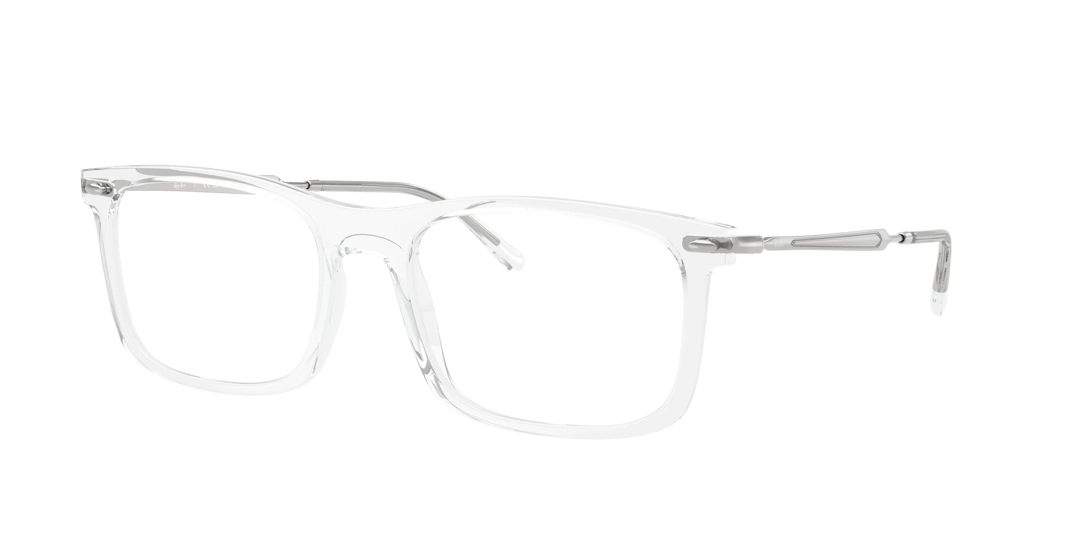 Ray - Ban RX7260 2001 Montature da vista Nylon Trasparente Trasparente Squadrata Normale - immagine 1