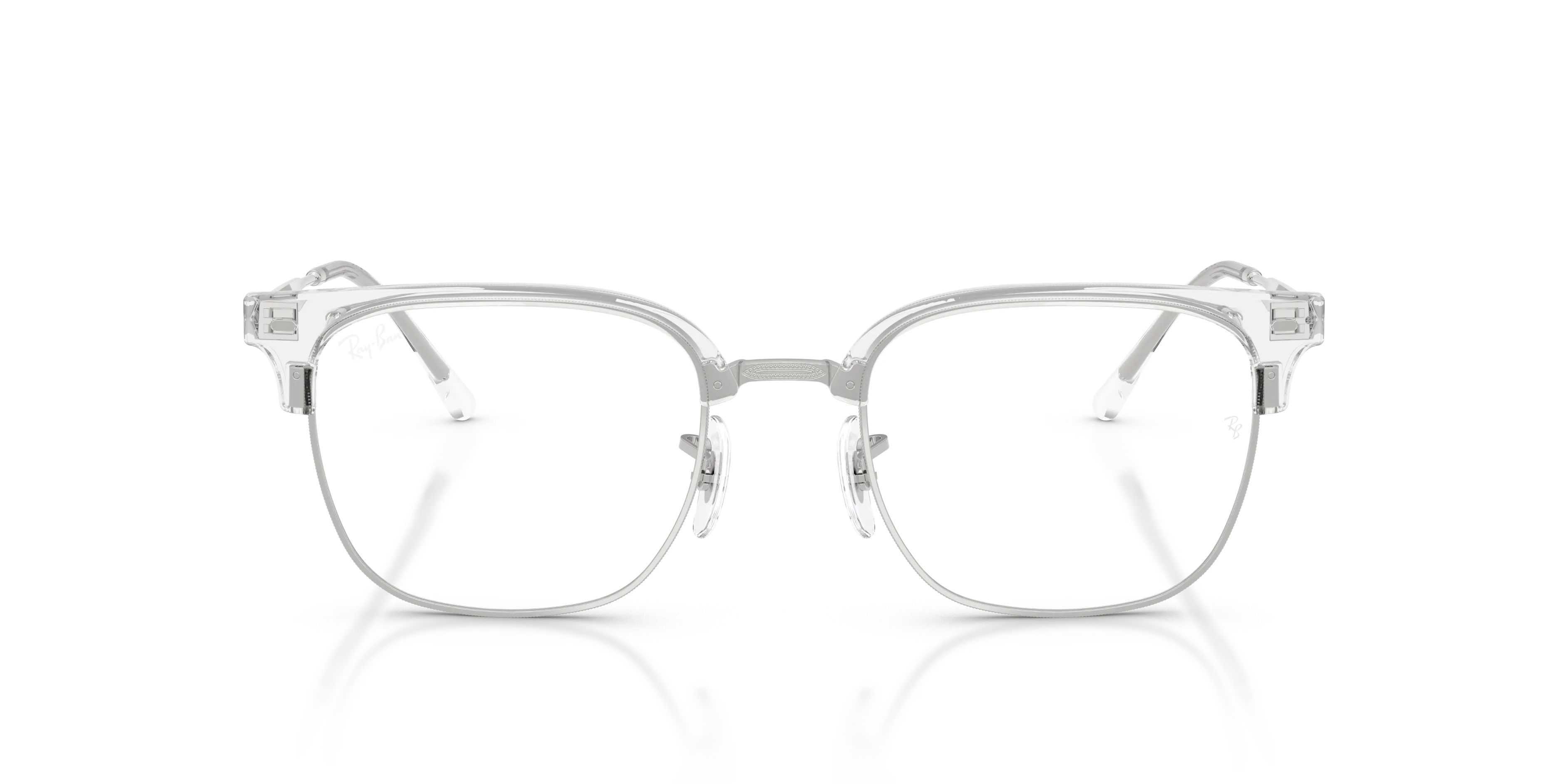 Ray - Ban RX7216 NEW CLUBMASTER 2001 Montature da vista Acetato Trasparente Trasparente Squadrata Normale - immagine 3