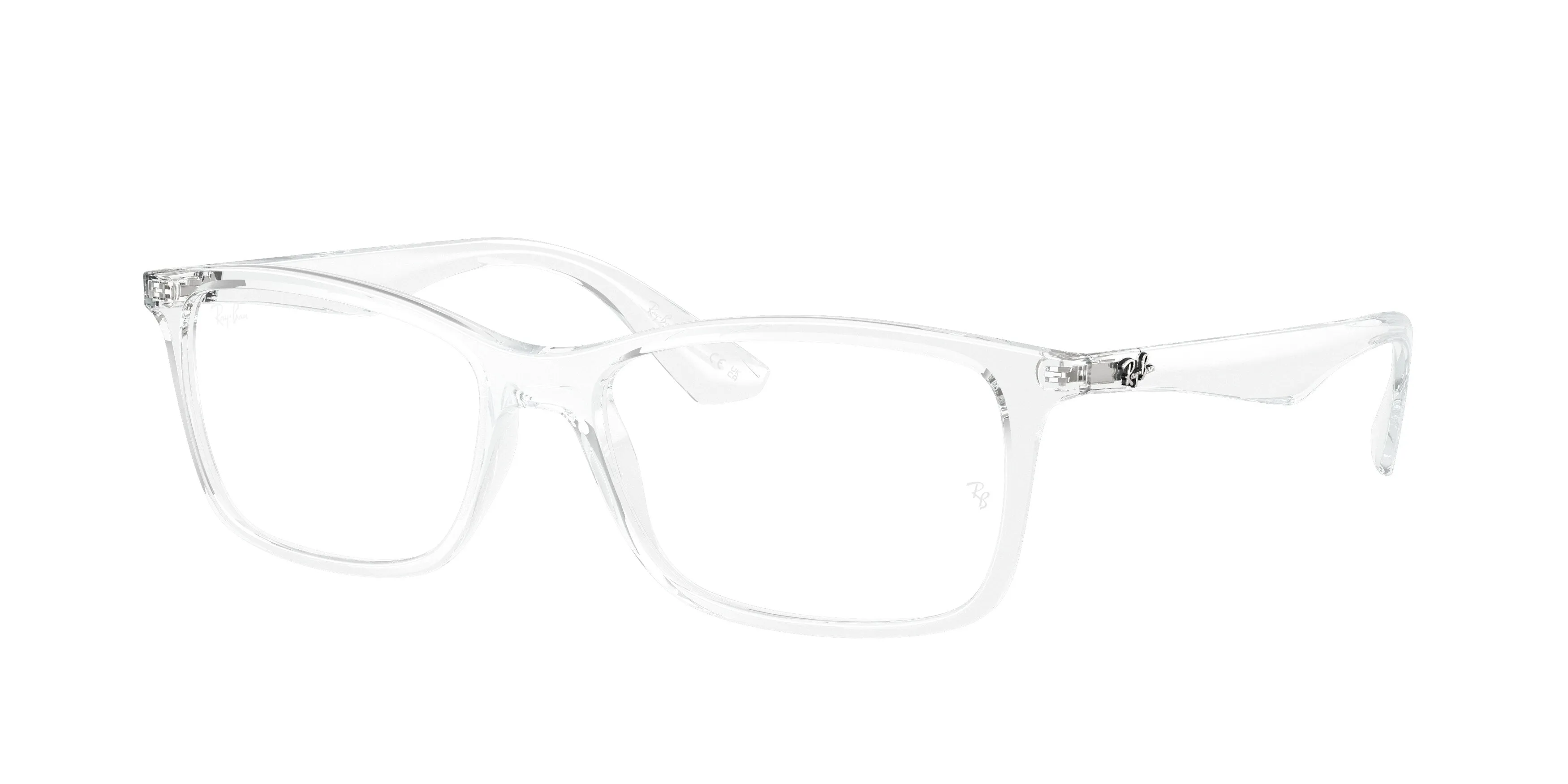 Ray - Ban RX7047 2001 Montature da vista Iniettato Trasparente Trasparente Squadrata Normale - immagine 1