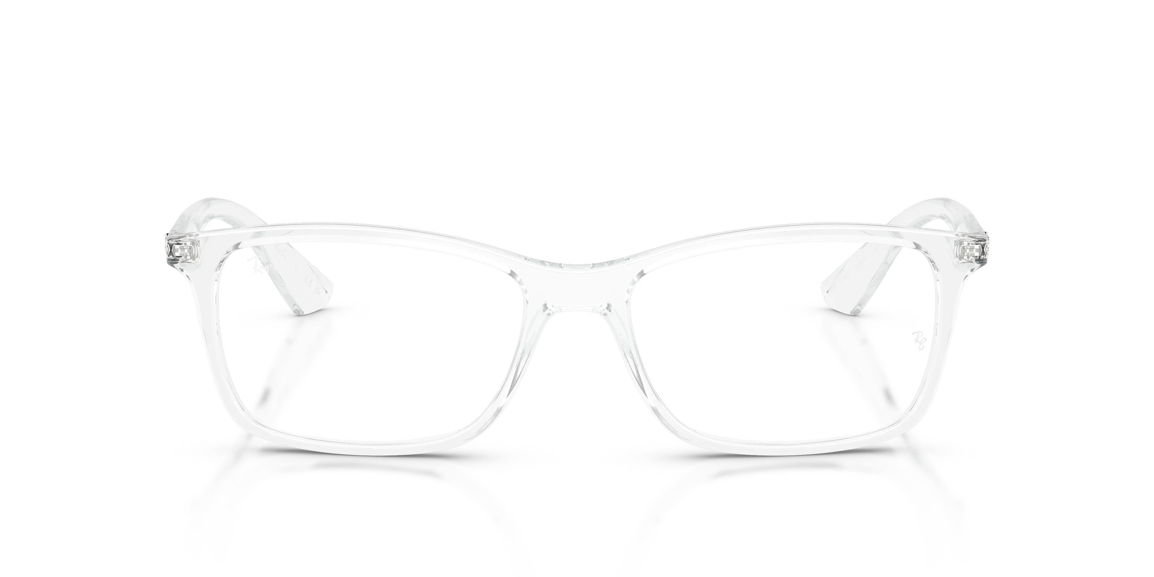 Ray - Ban RX7047 2001 Montature da vista Iniettato Trasparente Trasparente Squadrata Normale - immagine 3