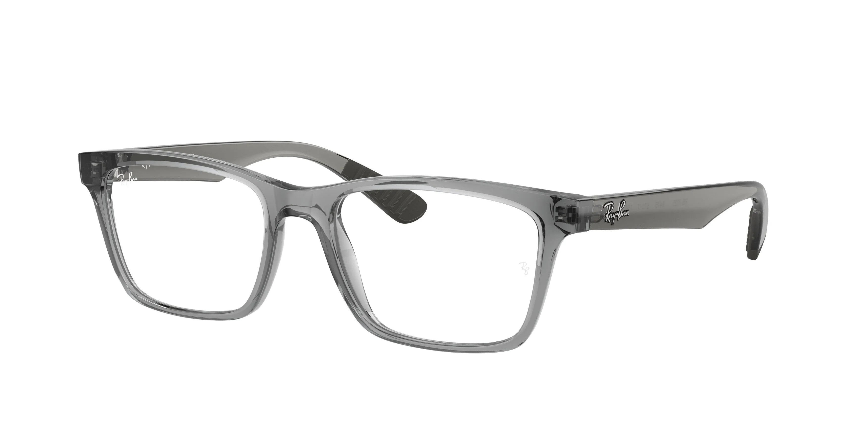 Ray - Ban RX7025 8475 Montature da vista Iniettato Grigio Trasparente Squadrata Normale - immagine 1