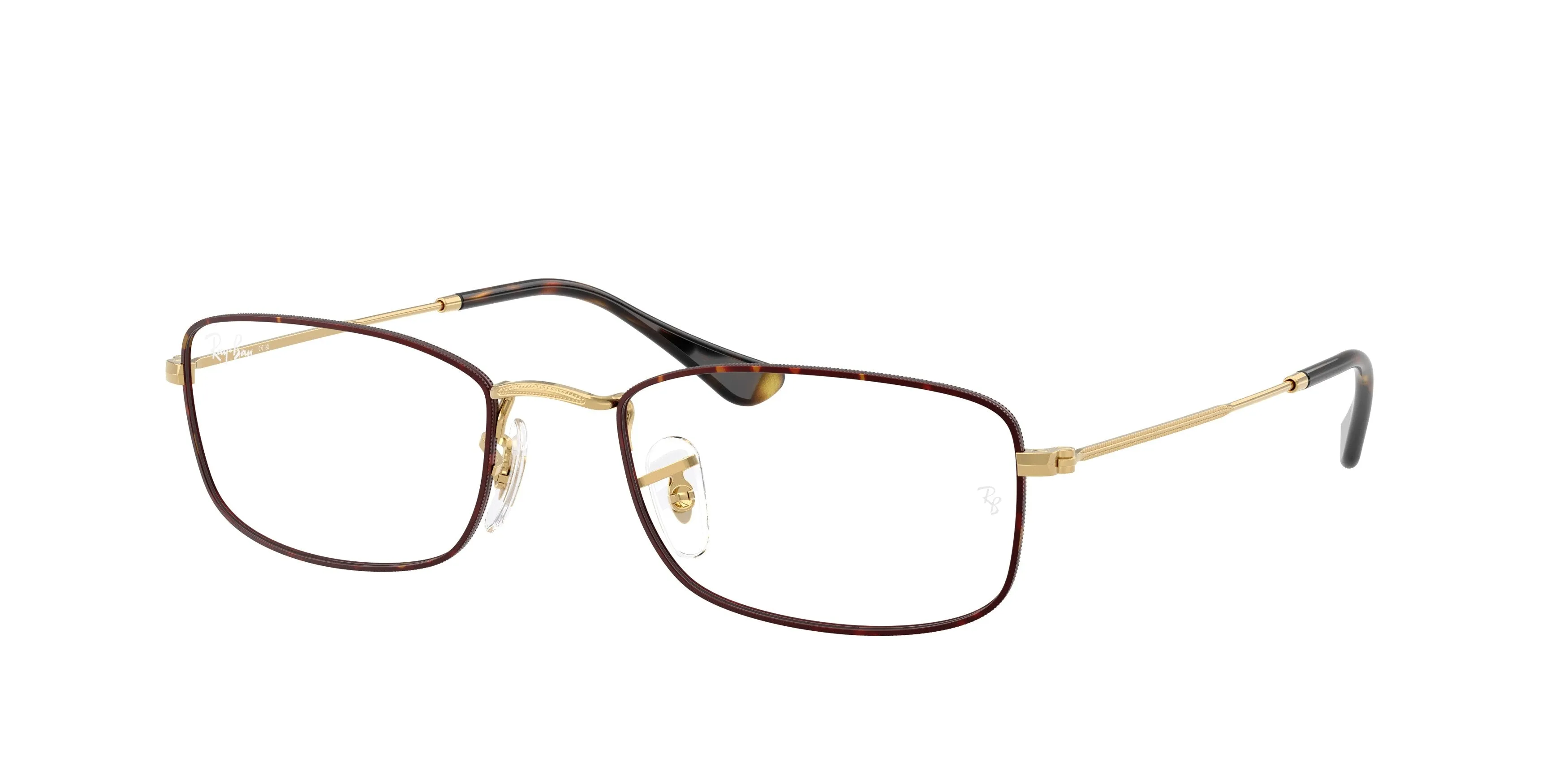 Ray - Ban RX6647 3177 Montature da vista Metallo Tartaruga Trasparente Geometrica Normale - immagine 1