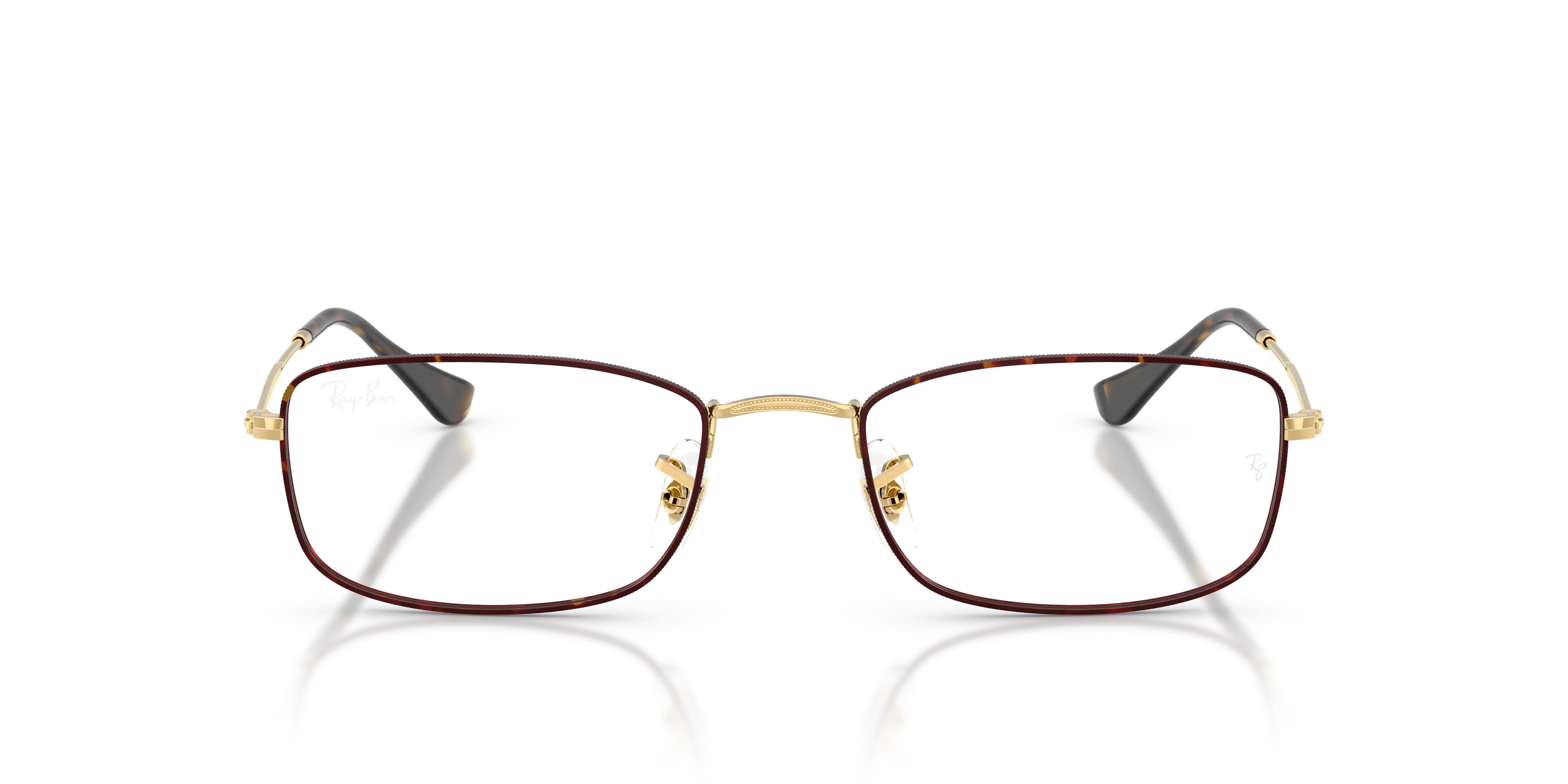 Ray - Ban RX6647 3177 Montature da vista Metallo Tartaruga Trasparente Geometrica Normale - immagine 3