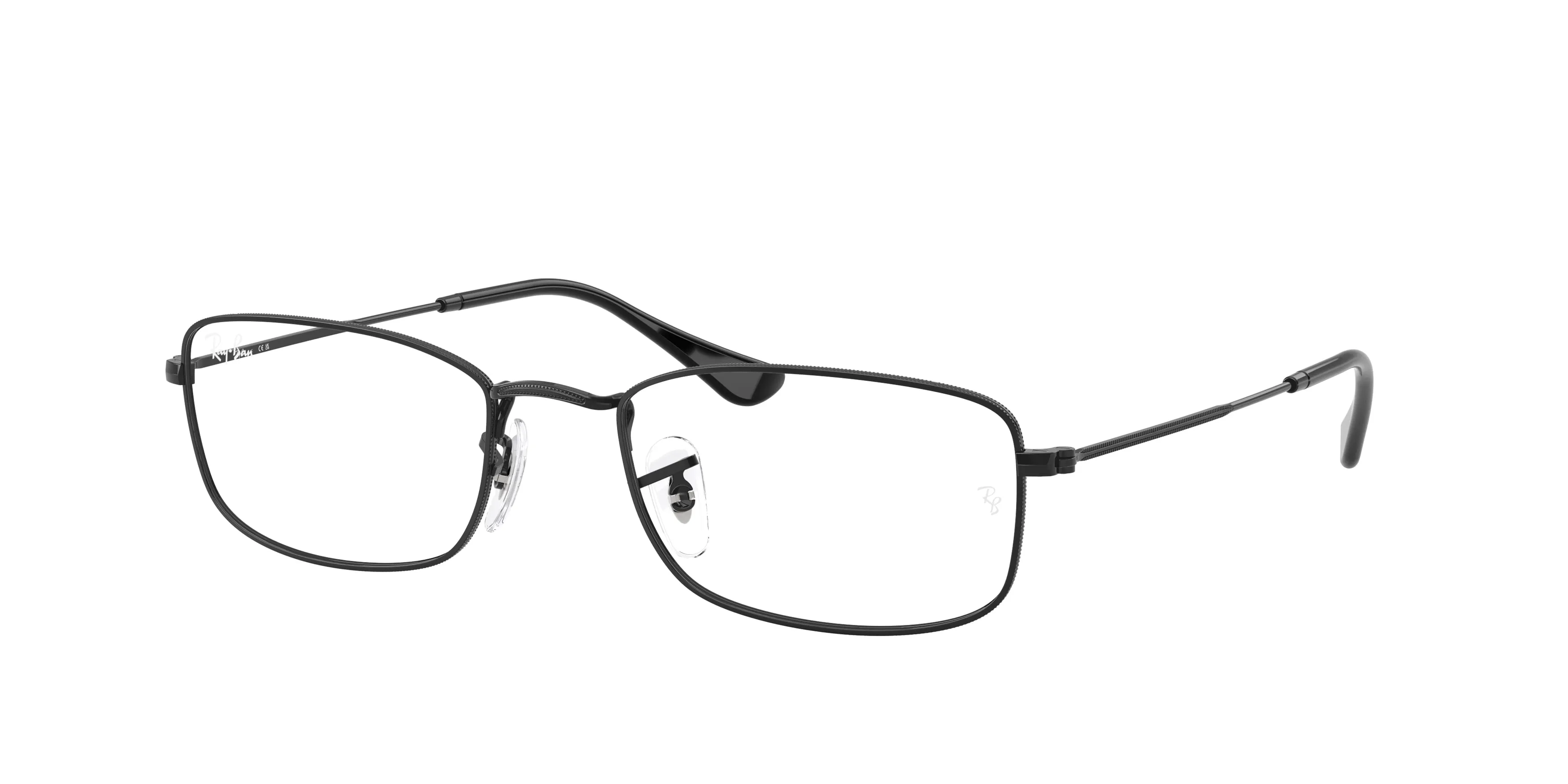 Ray - Ban RX6647 2509 Montature da vista Metallo Nero Trasparente Geometrica Normale - immagine 1