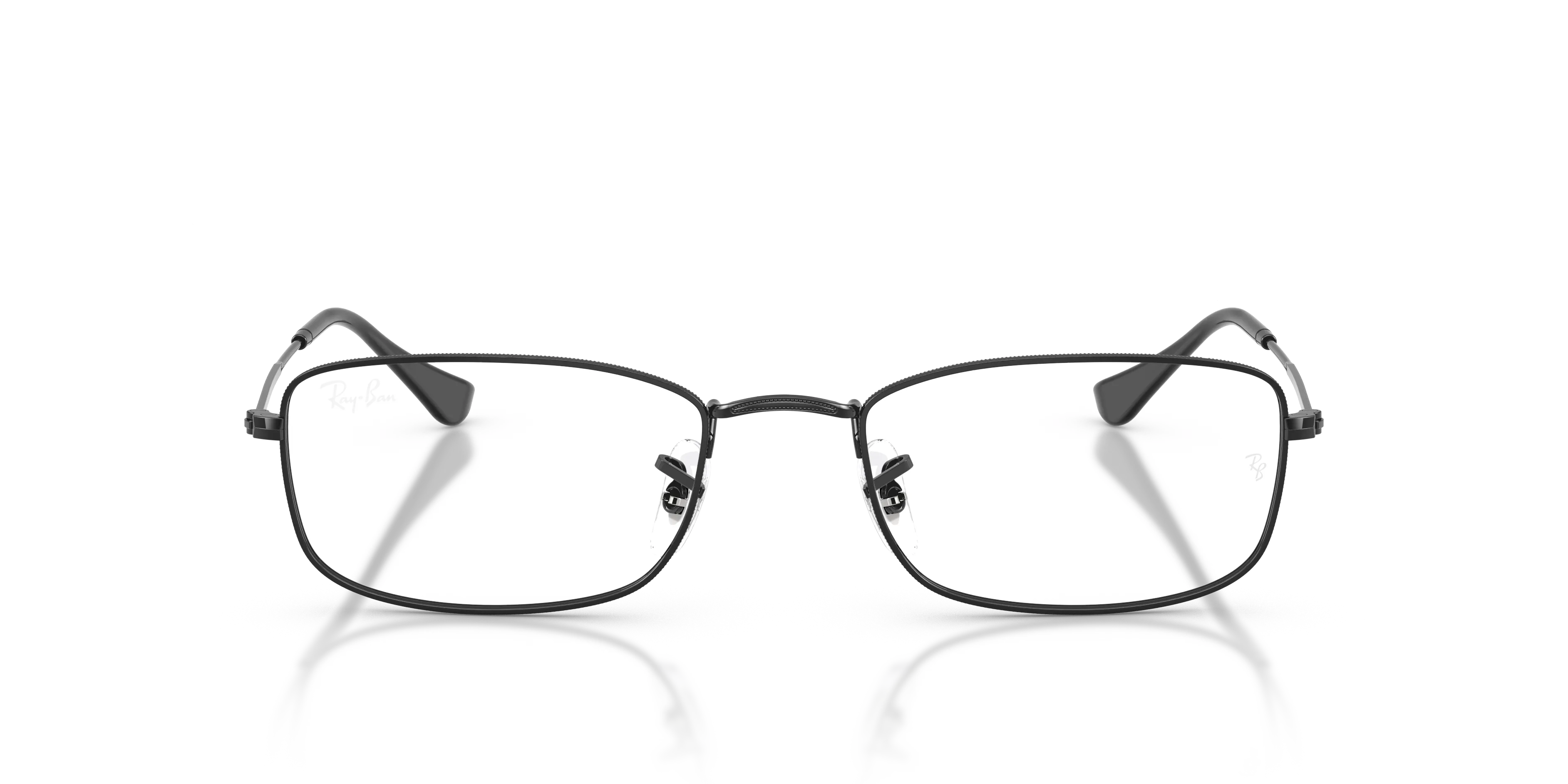 Ray - Ban RX6647 2509 Montature da vista Metallo Nero Trasparente Geometrica Normale - immagine 3