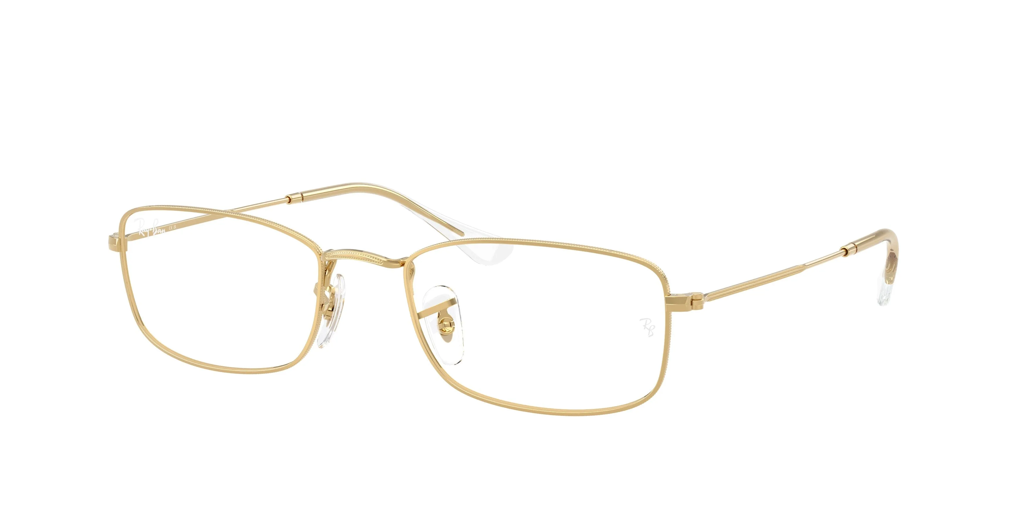Ray - Ban RX6647 2500 Montature da vista Metallo Oro Trasparente Geometrica Normale - immagine 1