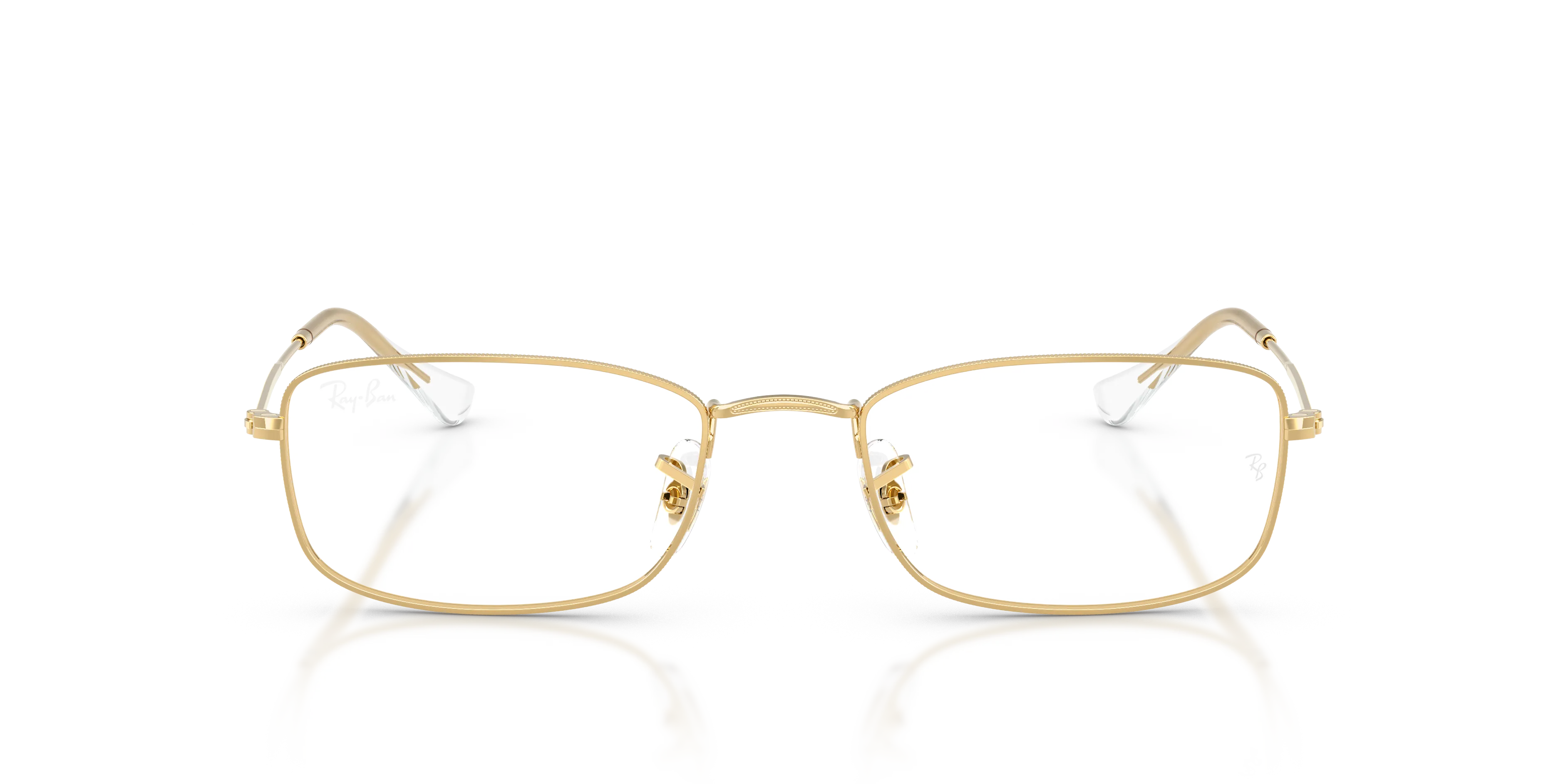 Ray - Ban RX6647 2500 Montature da vista Metallo Oro Trasparente Geometrica Normale - immagine 3