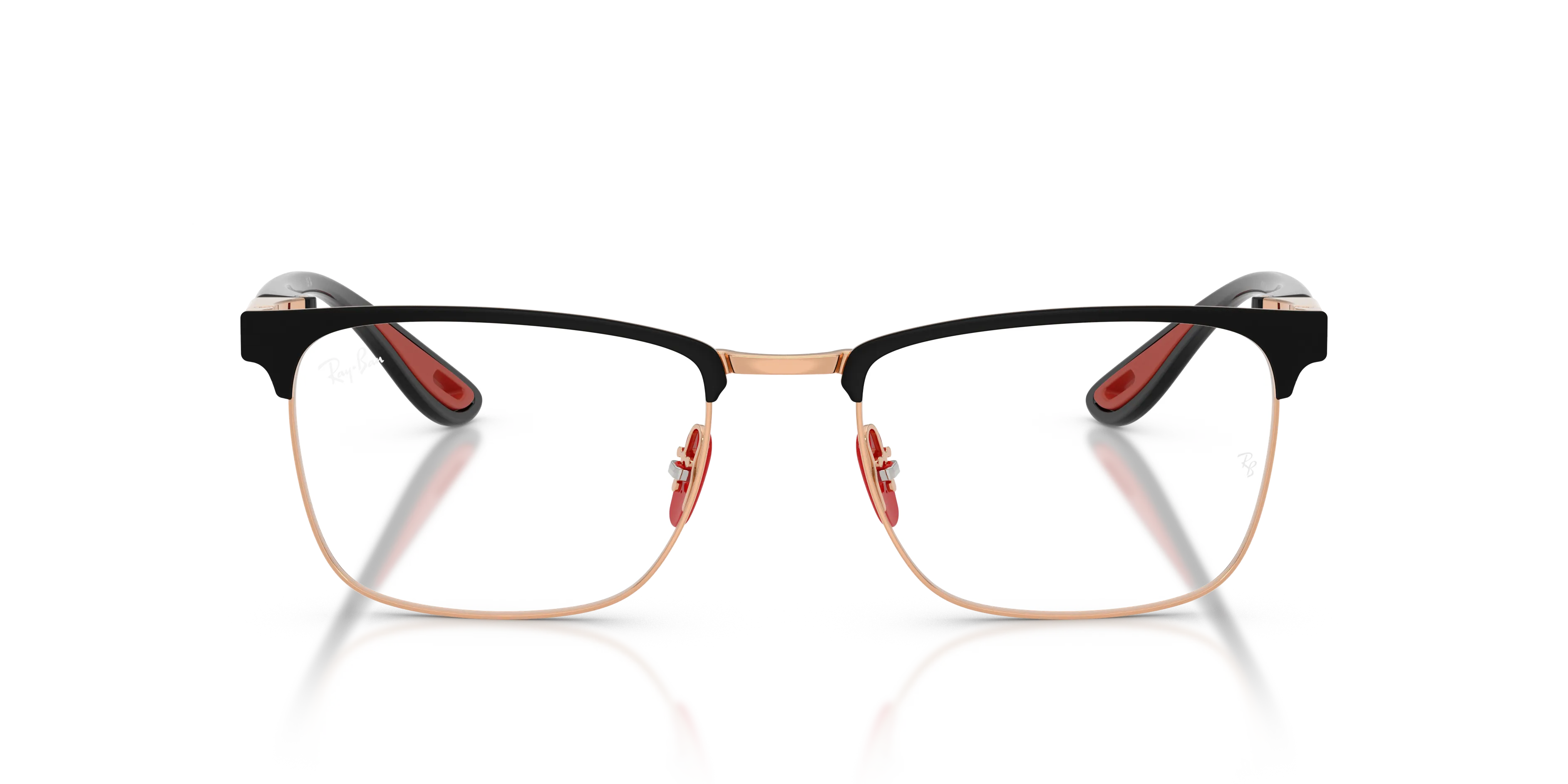 Ray - Ban RX6621M F132 Montature da vista Metallo Nero Trasparente Squadrata Normale - immagine 3