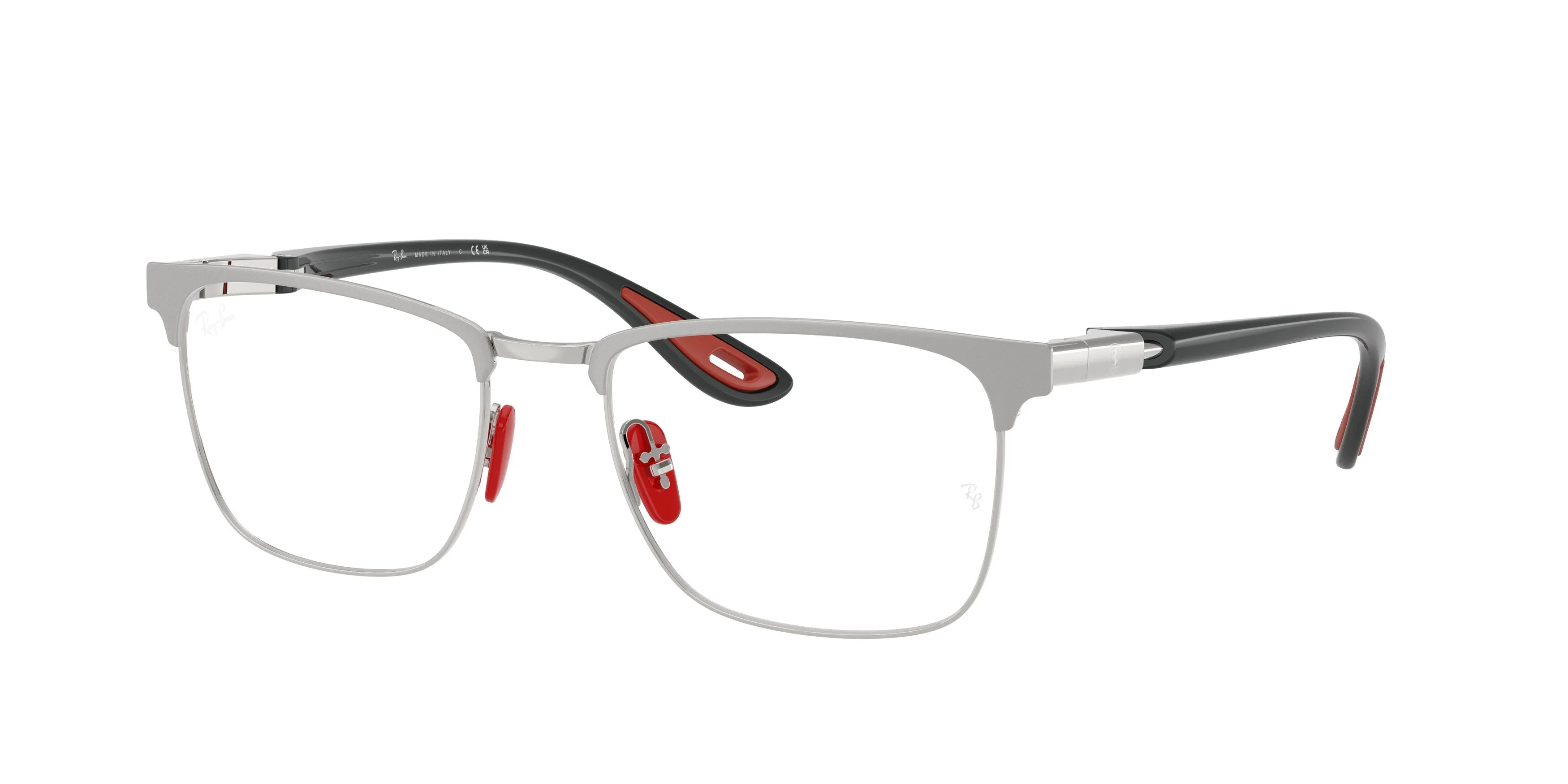 Ray - Ban RX6621M F131 Montature da vista Metallo Argento Trasparente Squadrata Normale - immagine 1