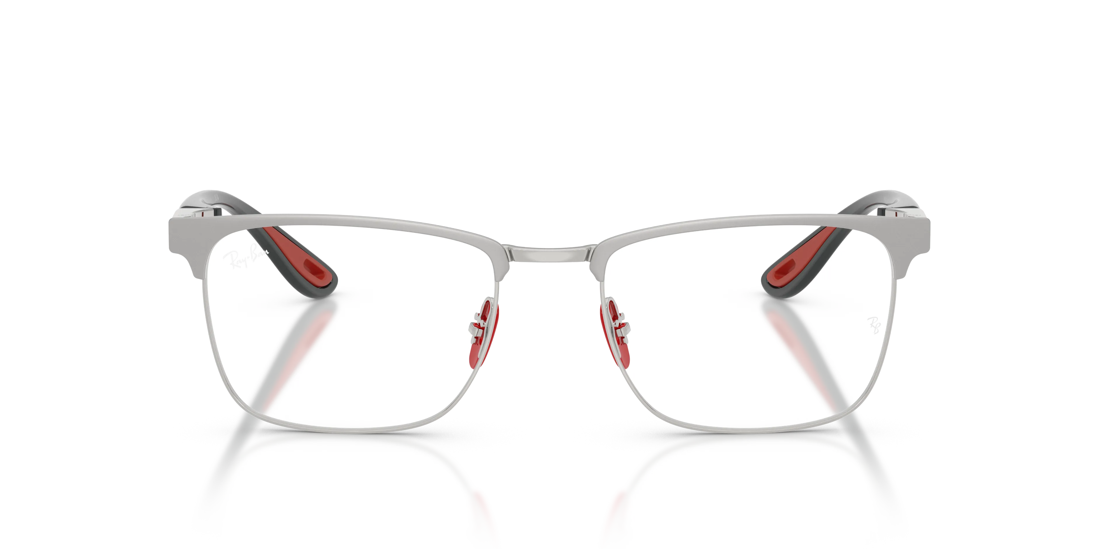 Ray - Ban RX6621M F131 Montature da vista Metallo Argento Trasparente Squadrata Normale - immagine 3