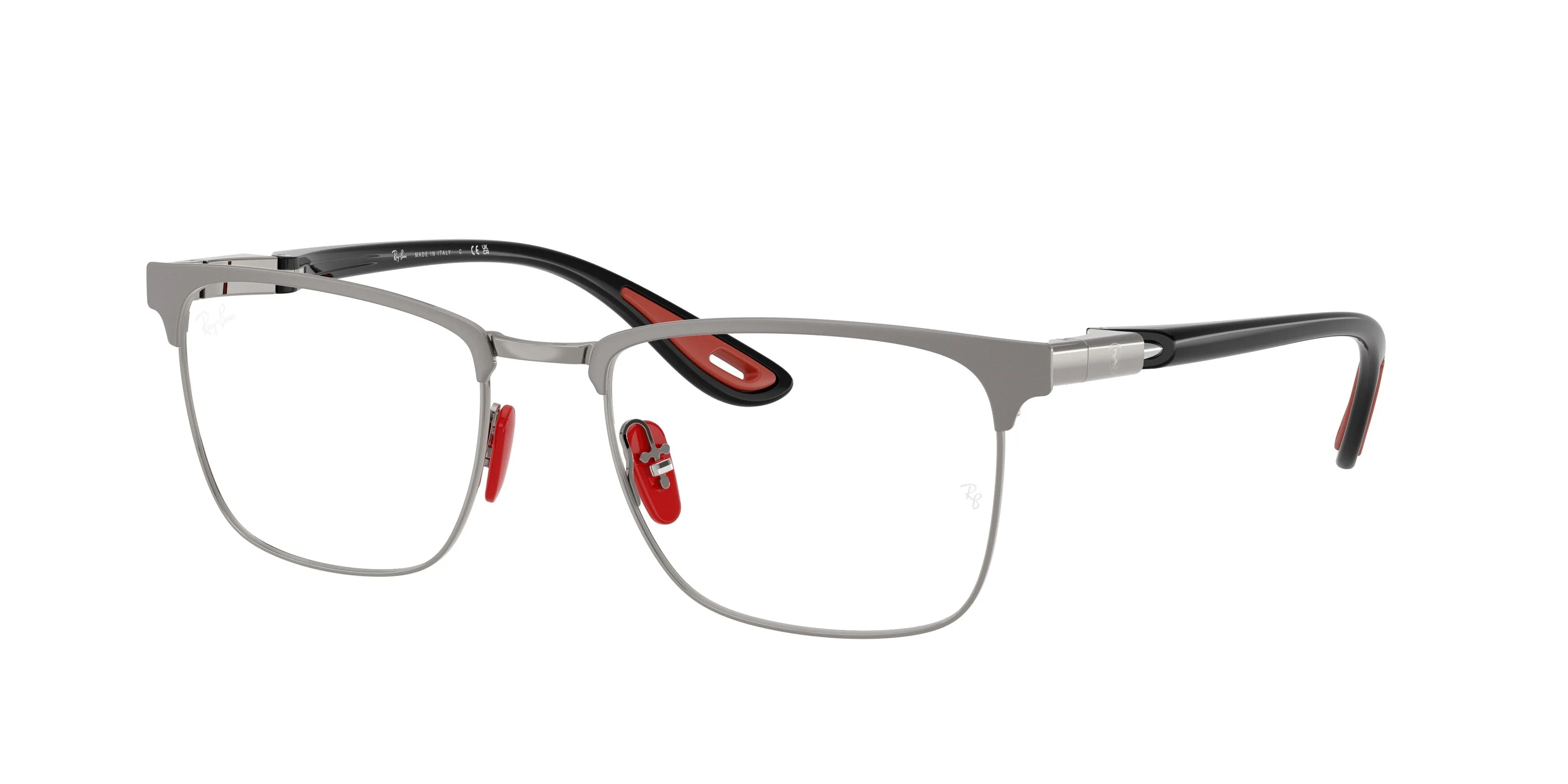 Ray - Ban RX6621M F129 Montature da vista Metallo Grigio Trasparente Squadrata Normale - immagine 1