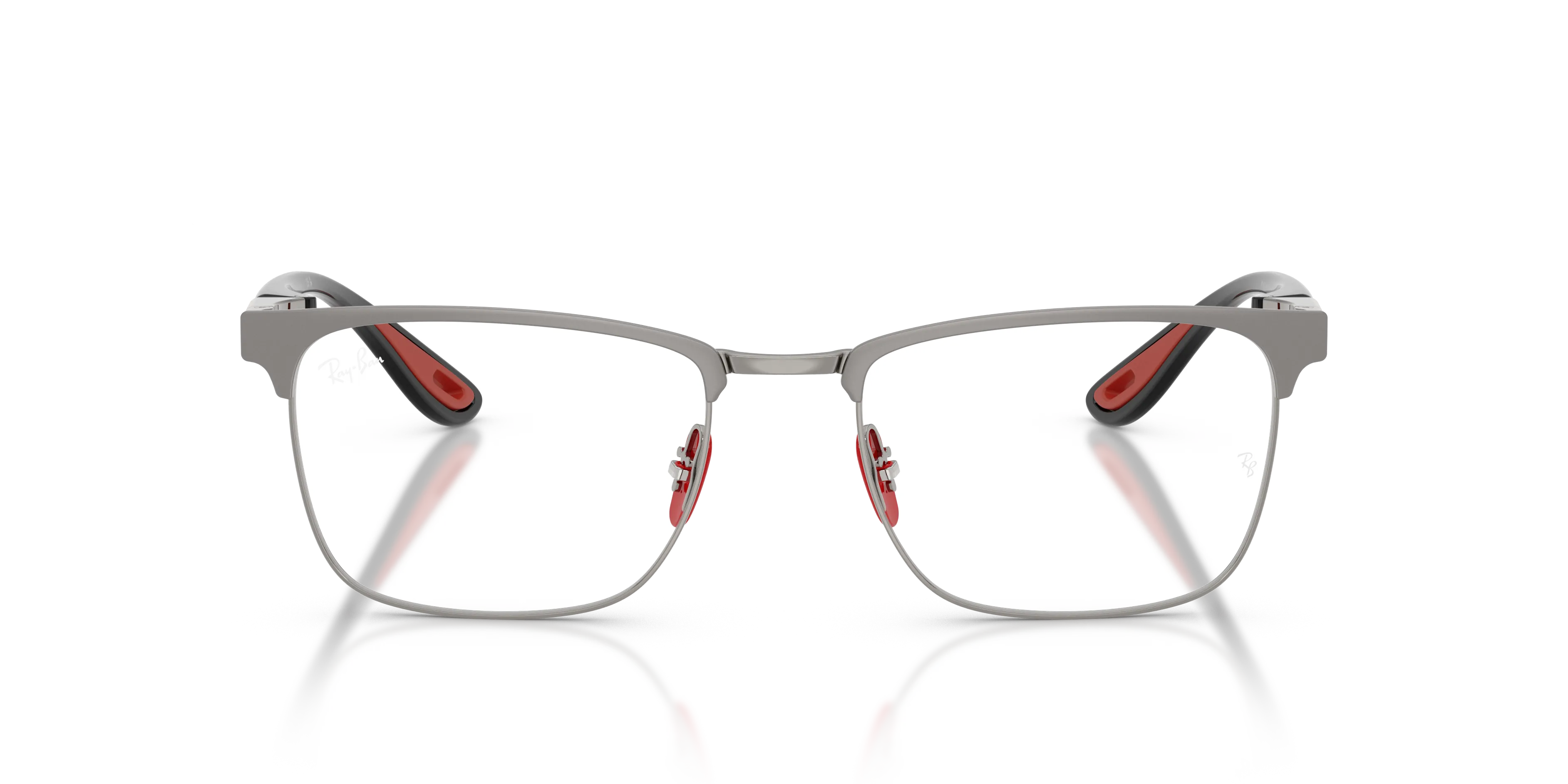 Ray - Ban RX6621M F129 Montature da vista Metallo Grigio Trasparente Squadrata Normale - immagine 3