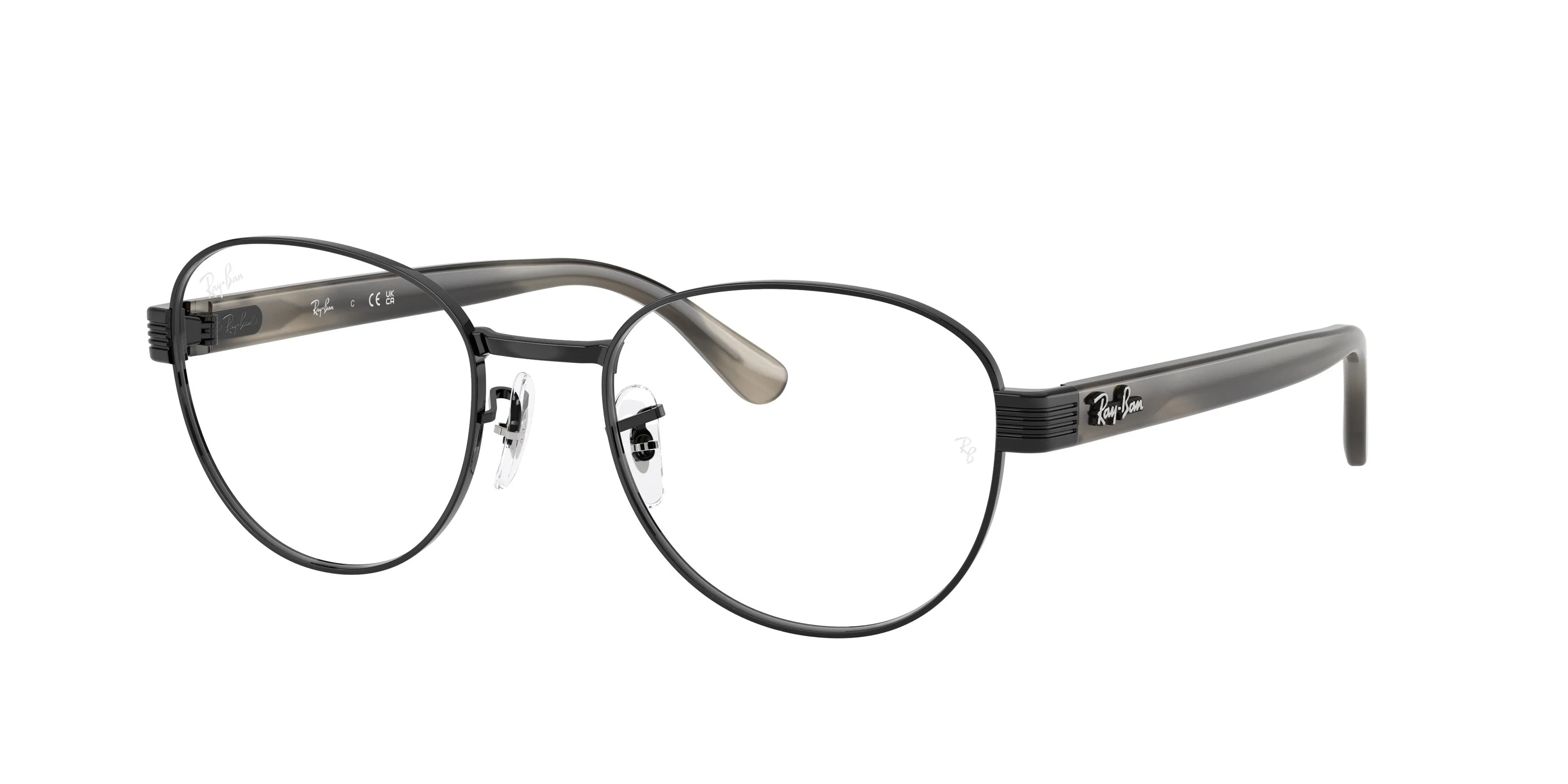 Ray - Ban RX6543 2509 Montature da vista Metallo Nero Trasparente Squadrata Normale - immagine 1