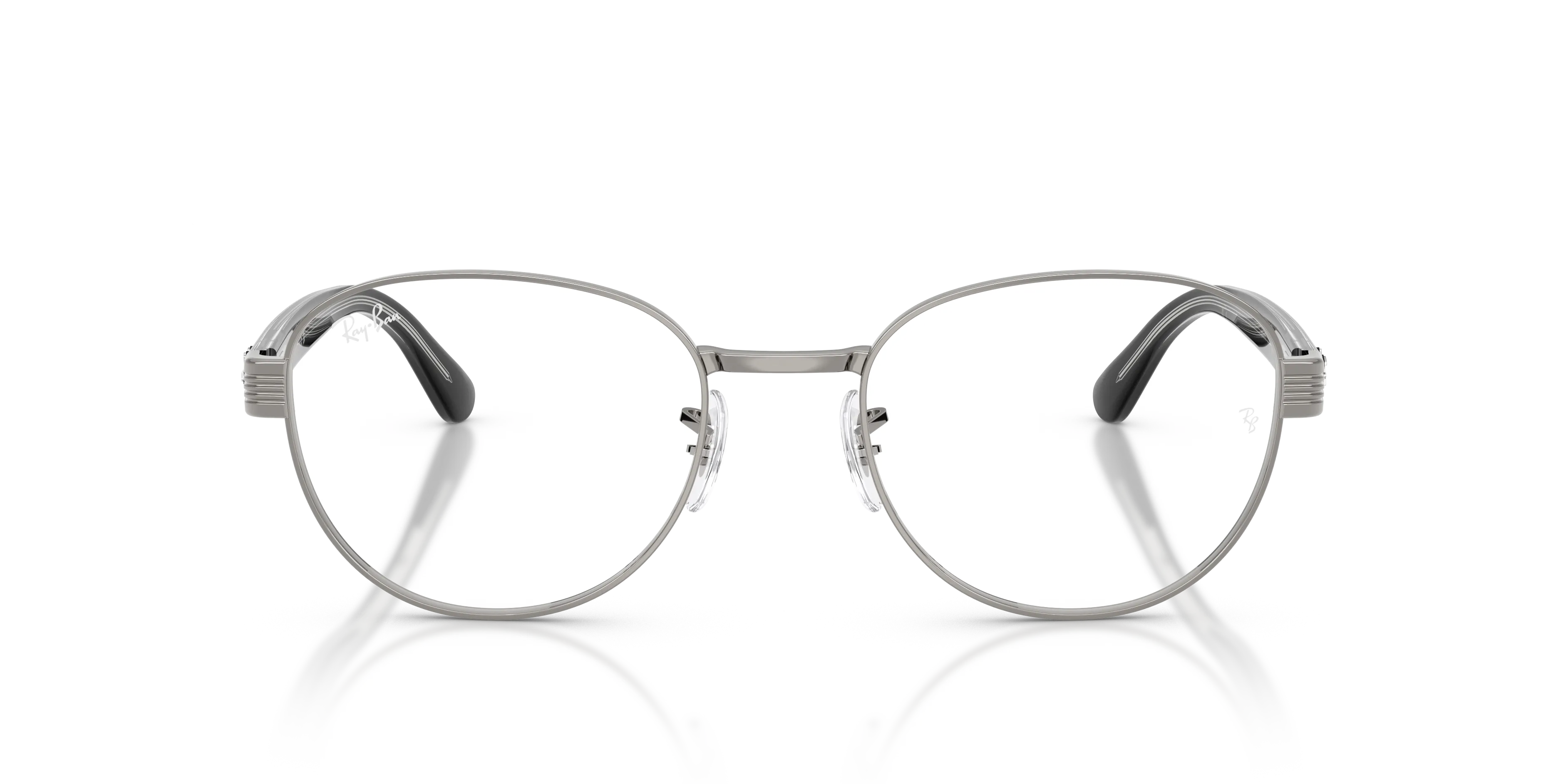 Ray - Ban RX6543 2502 Montature da vista Metallo Grigio Trasparente Squadrata Normale - immagine 3